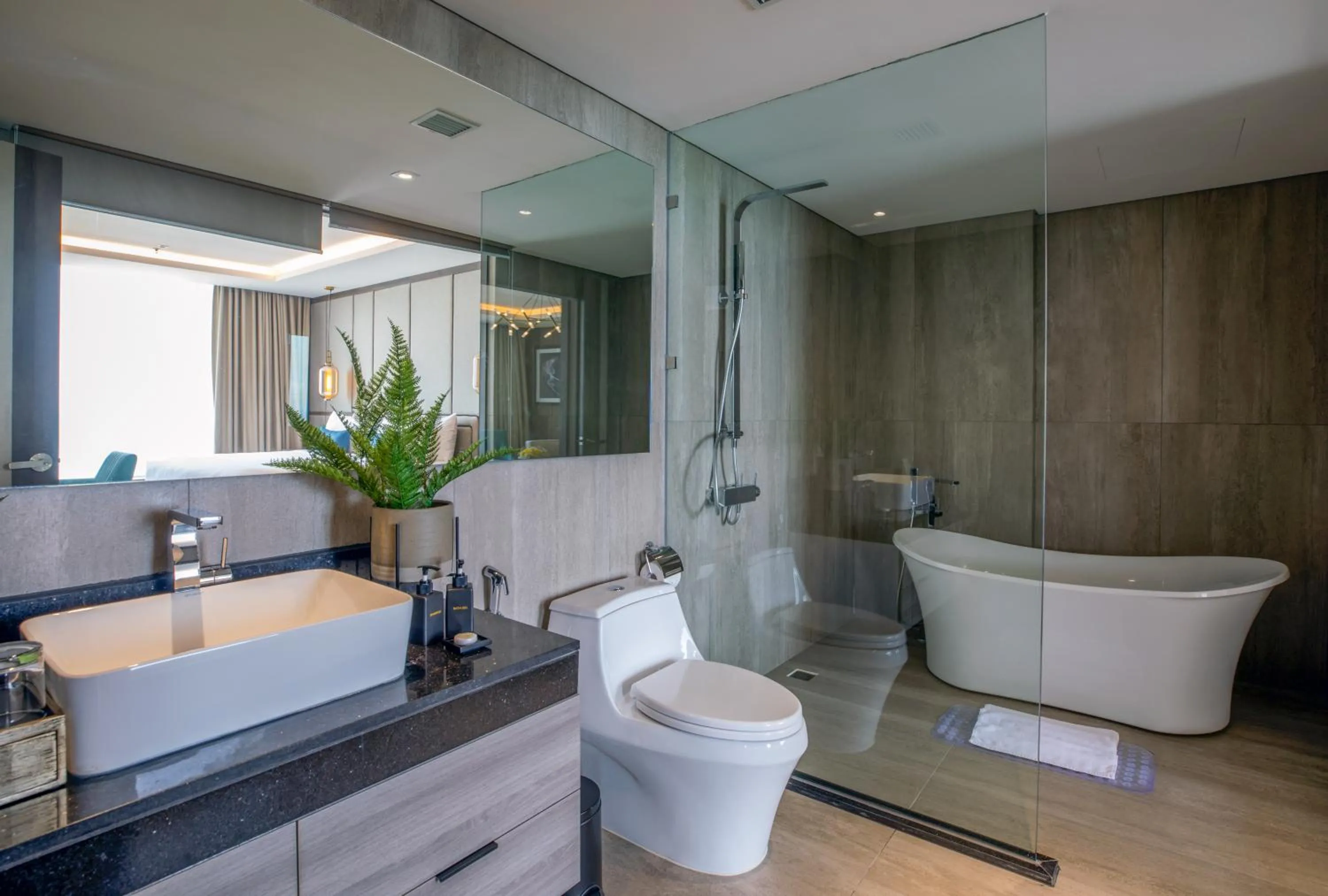 Bathroom in Minh Toan SAFI Ocean Hotel