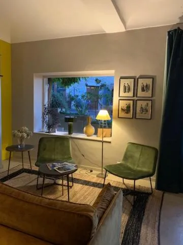 Living room in Hôtel de Mirmande