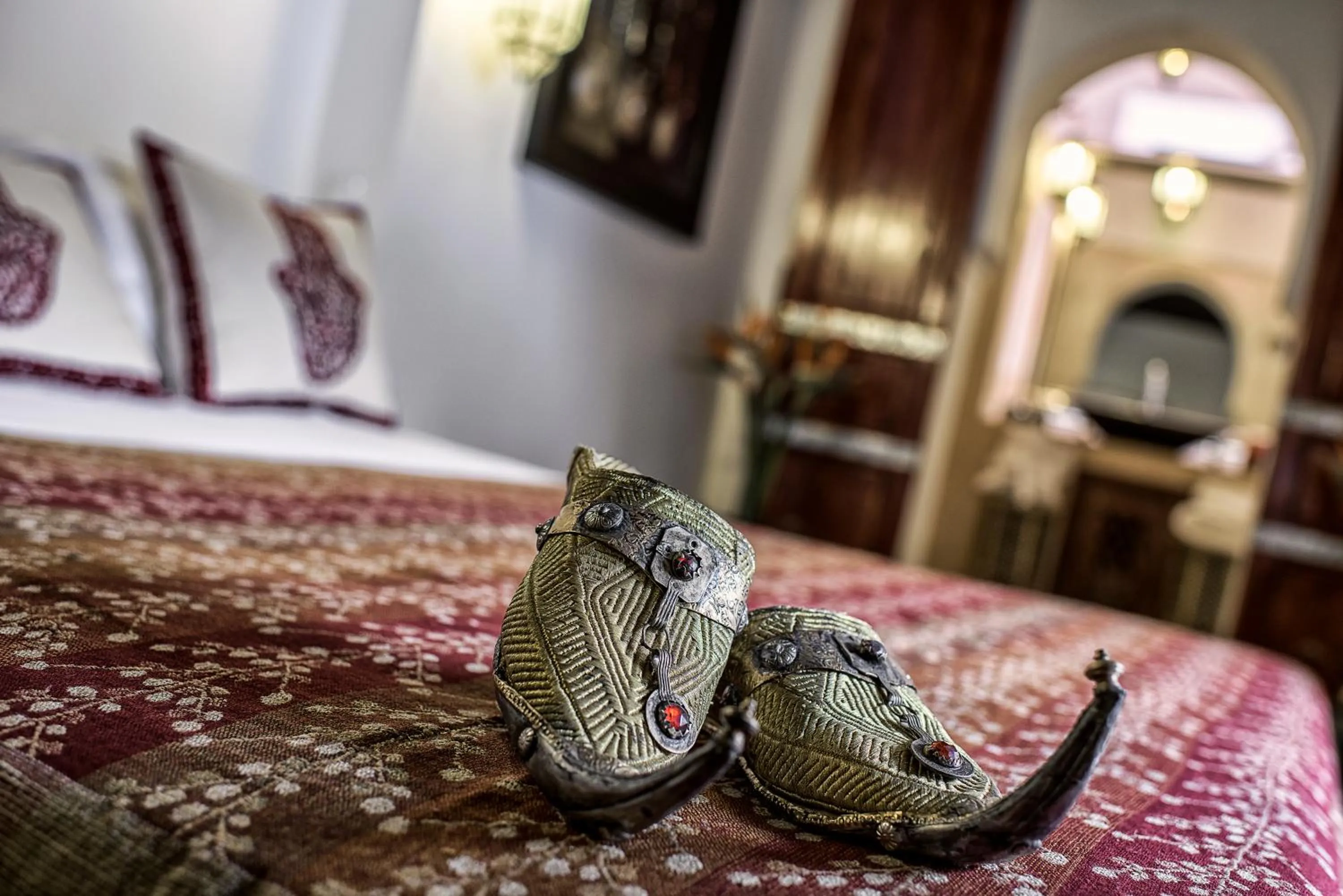 Decorative detail, Bed in Dar Assiya