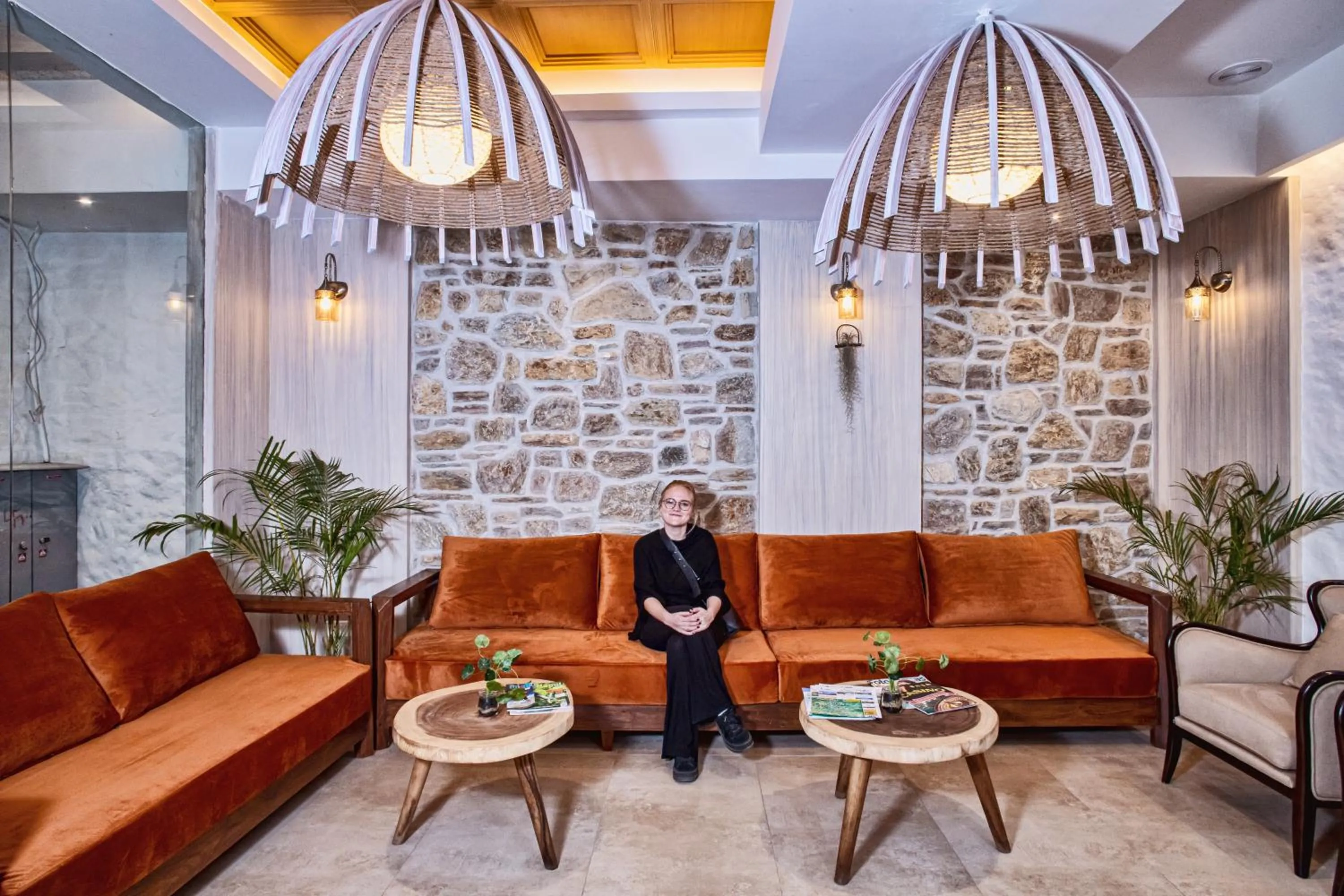 Living room in Arushi Boutique Hotel