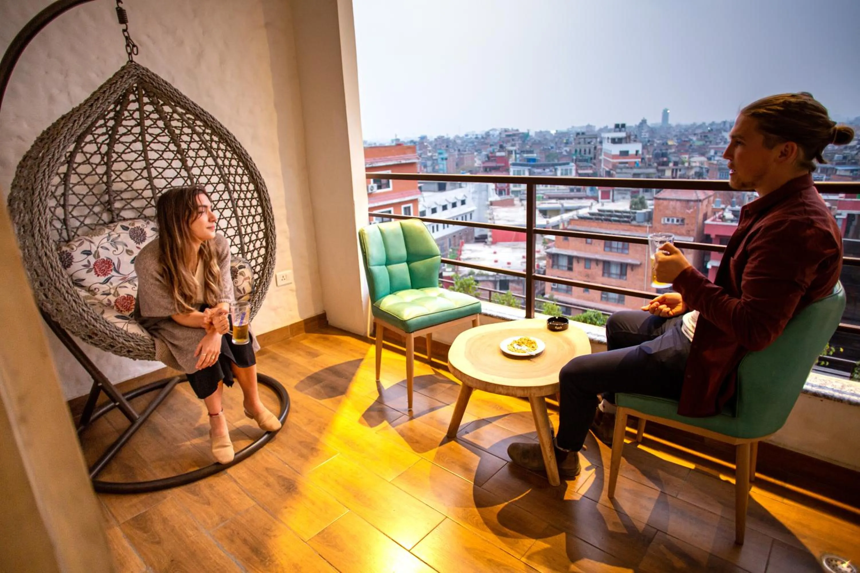 Balcony/Terrace in Arushi Boutique Hotel