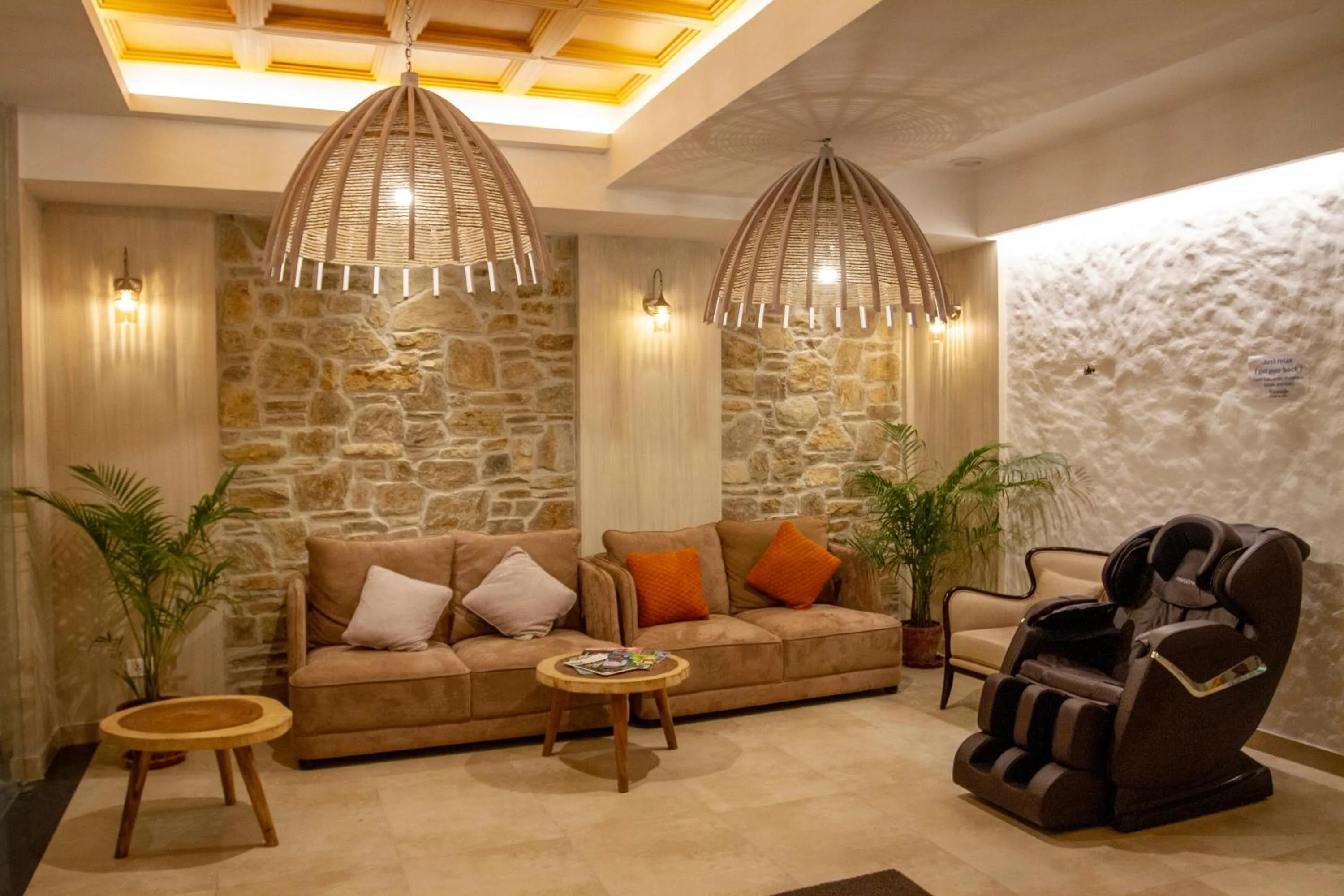 Lobby or reception in Arushi Boutique Hotel