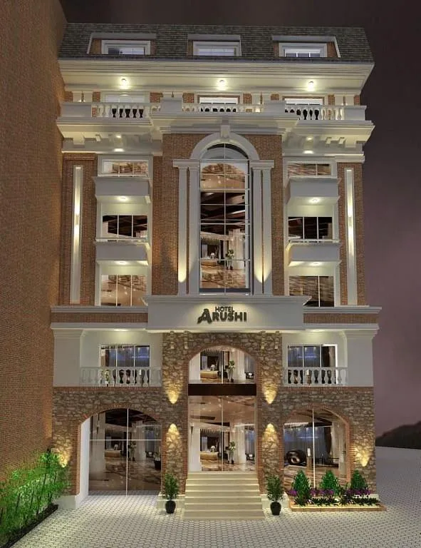Property building in Arushi Boutique Hotel