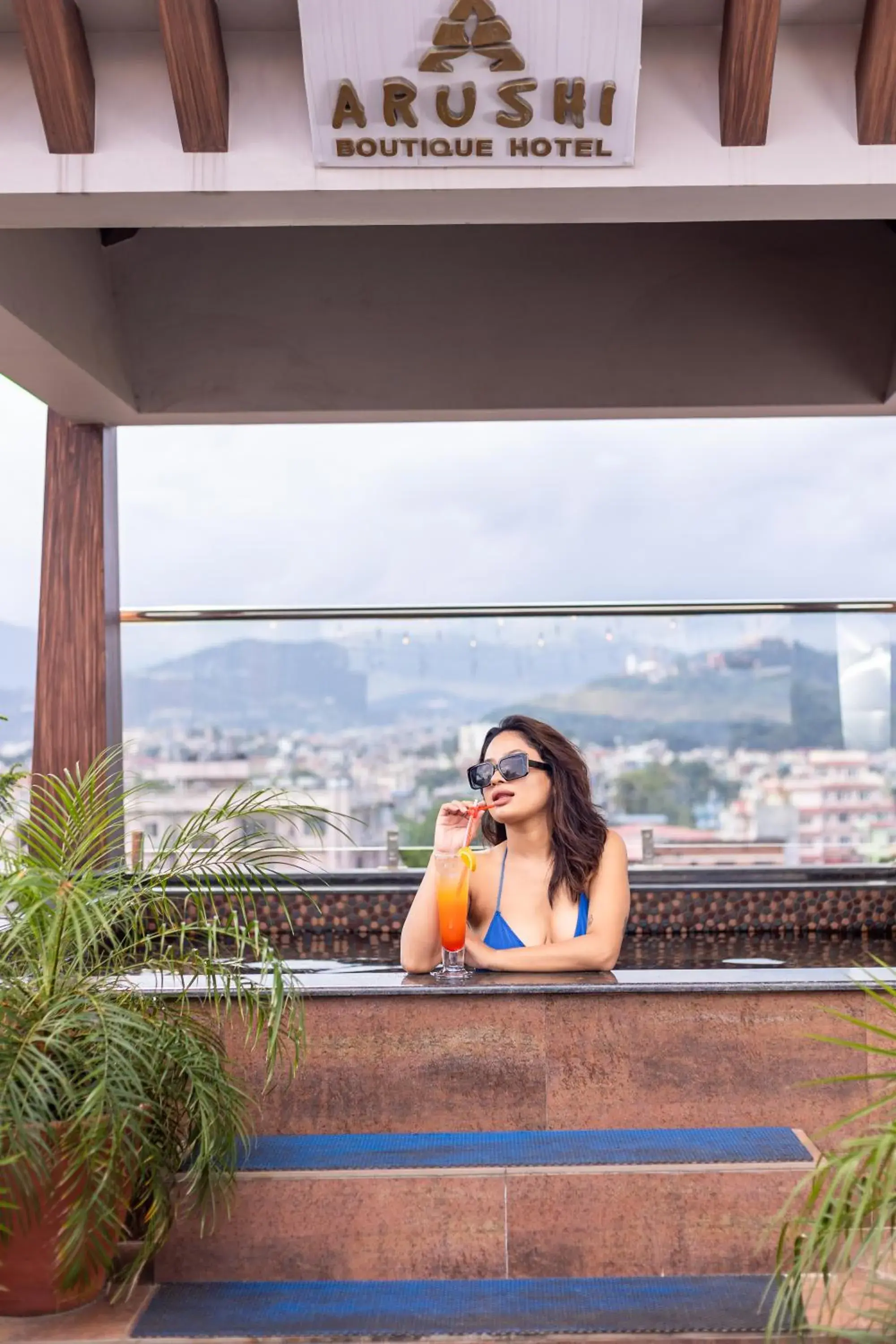 Property building in Arushi Boutique Hotel Property building in Arushi Boutique Hotel