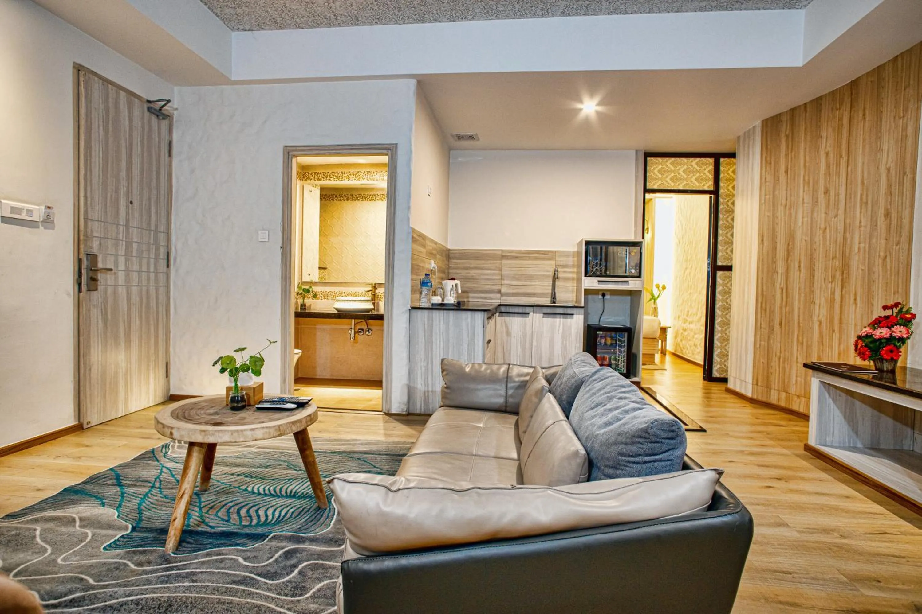 Living room in Arushi Boutique Hotel