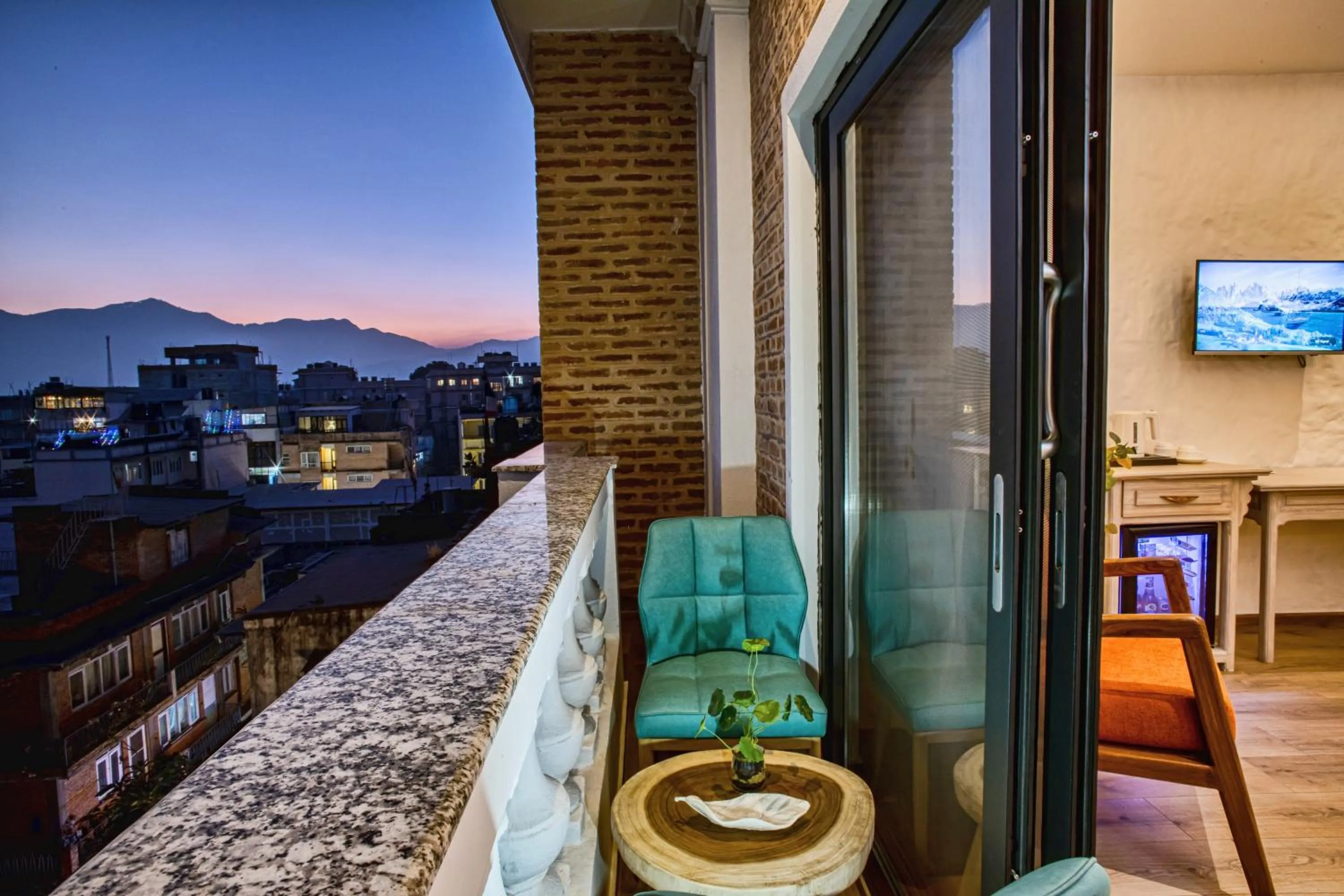 Balcony/Terrace in Arushi Boutique Hotel