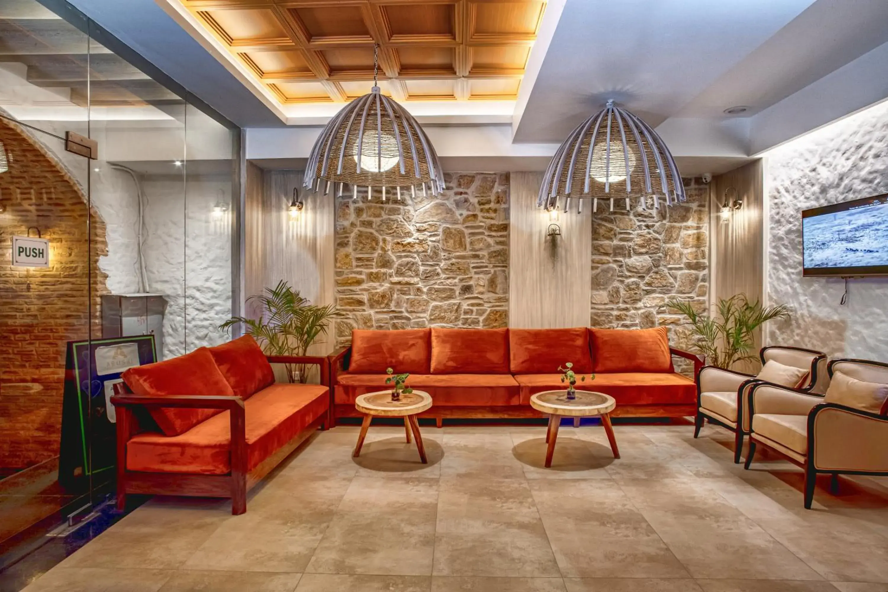 Living room in Arushi Boutique Hotel Living room in Arushi Boutique Hotel