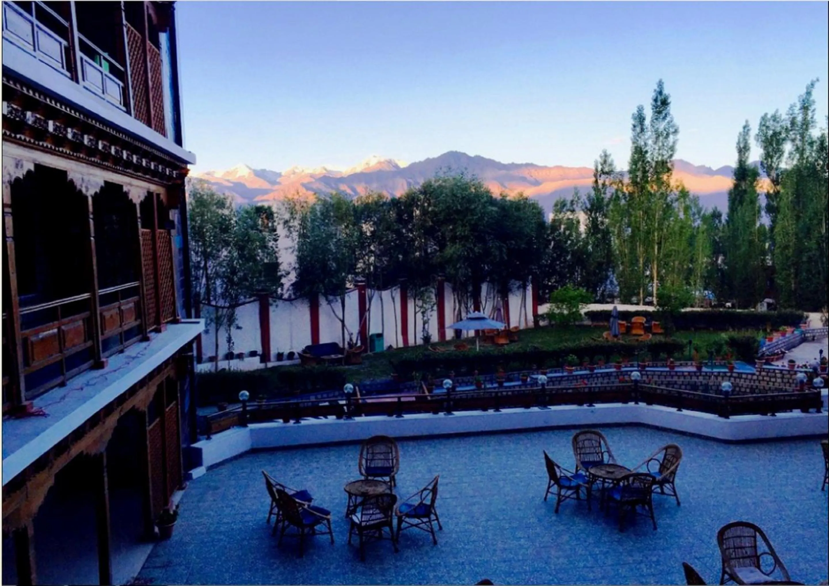 Balcony/Terrace in Hotel Shangrila - Leh
