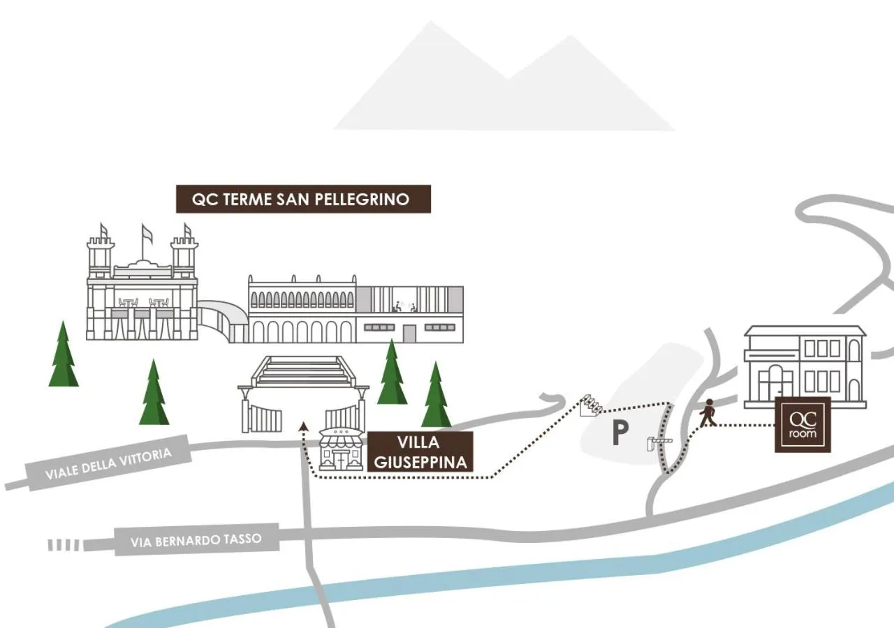 Landmark view in QC Room San Pellegrino