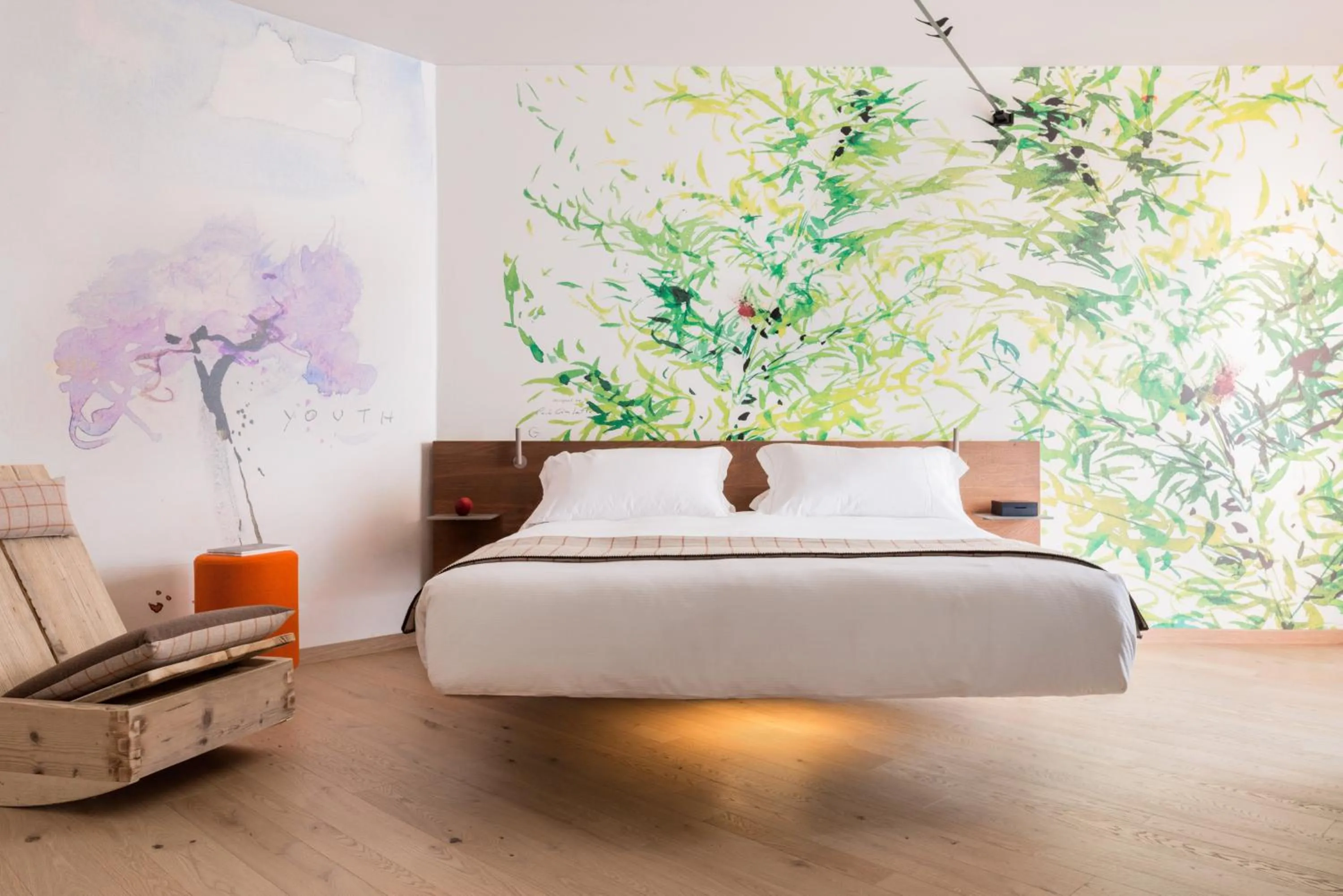 Bed in QC Room San Pellegrino