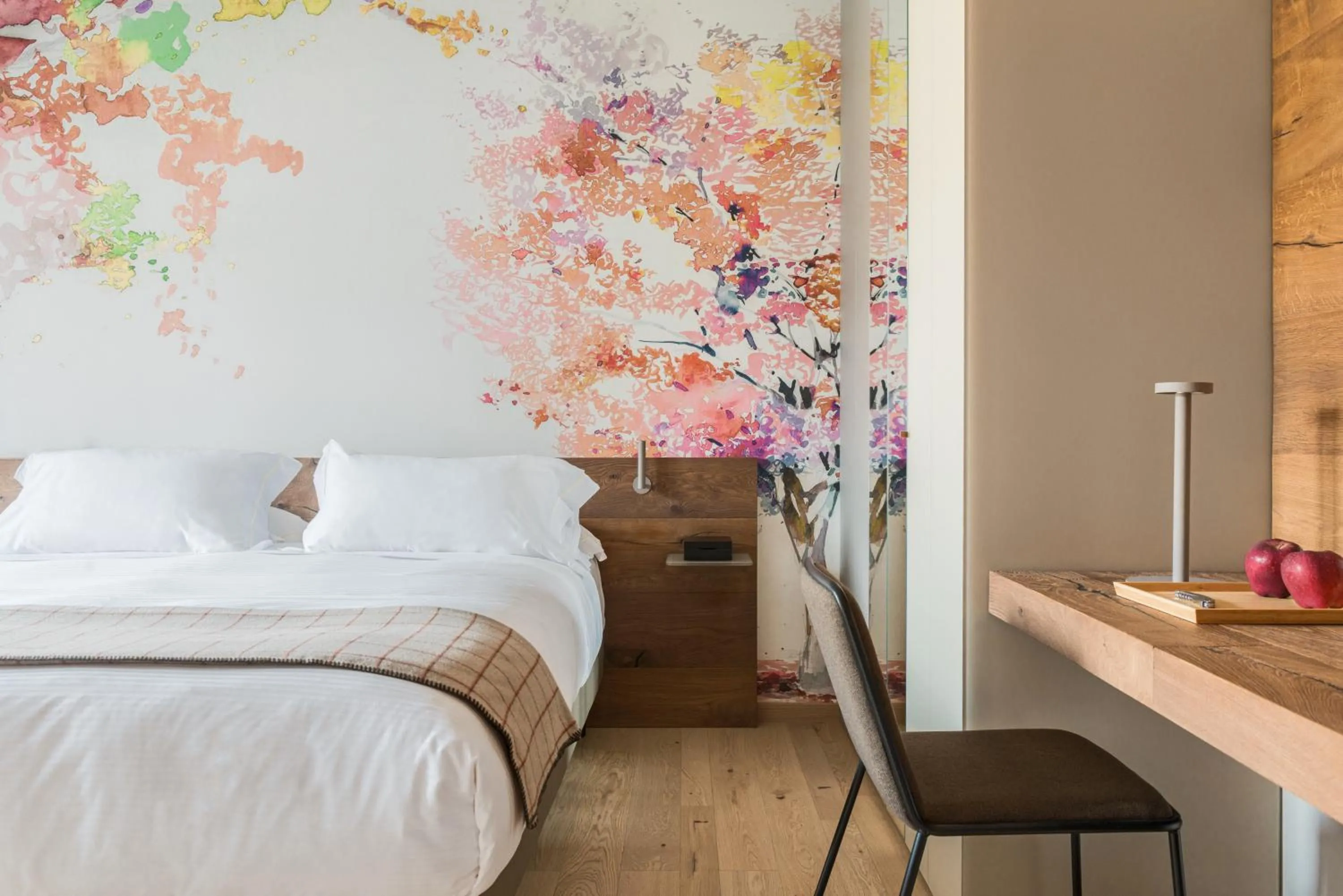 Bed in QC Room San Pellegrino