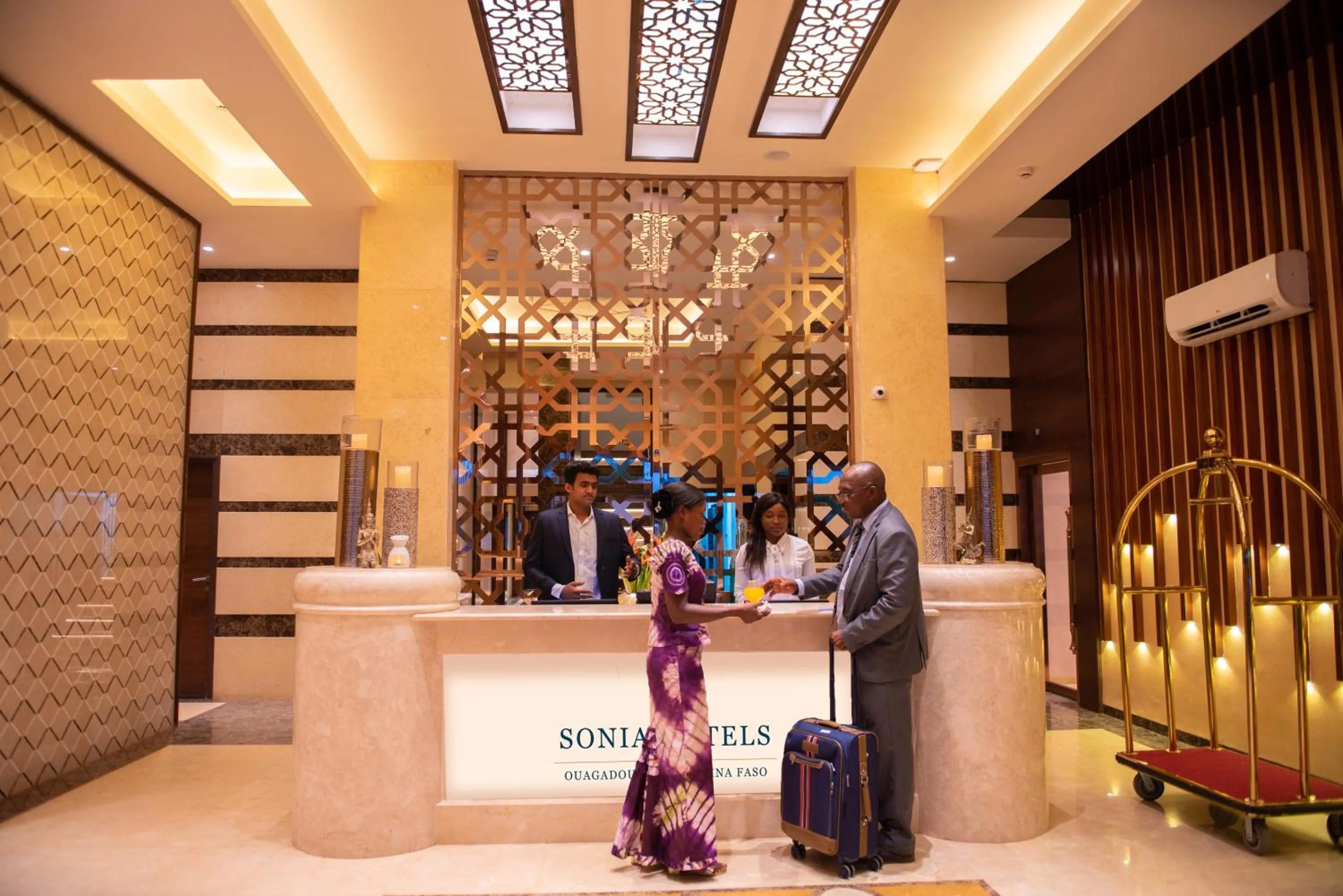 Staff in Sonia Hotel