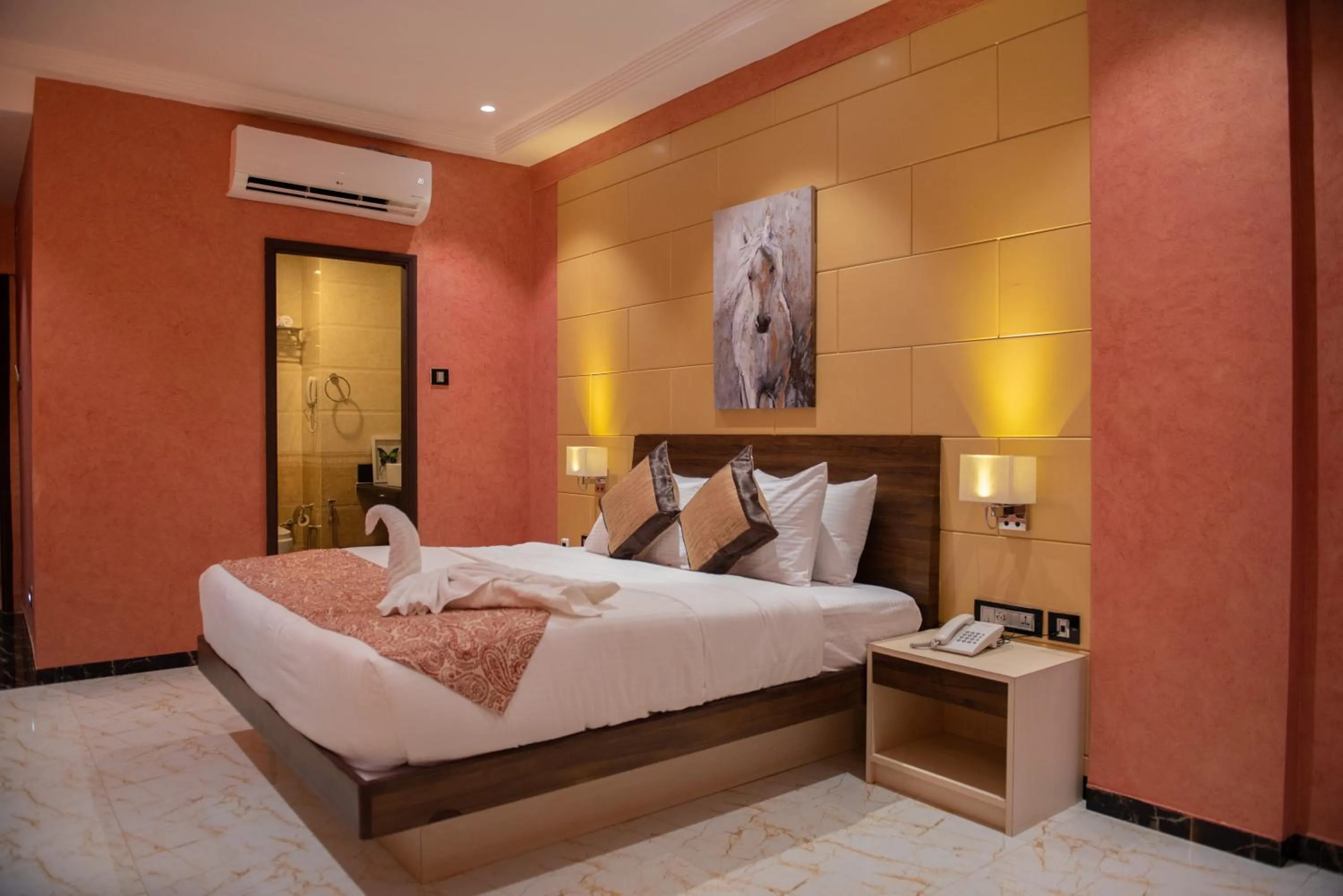 Bed in Sonia Hotel