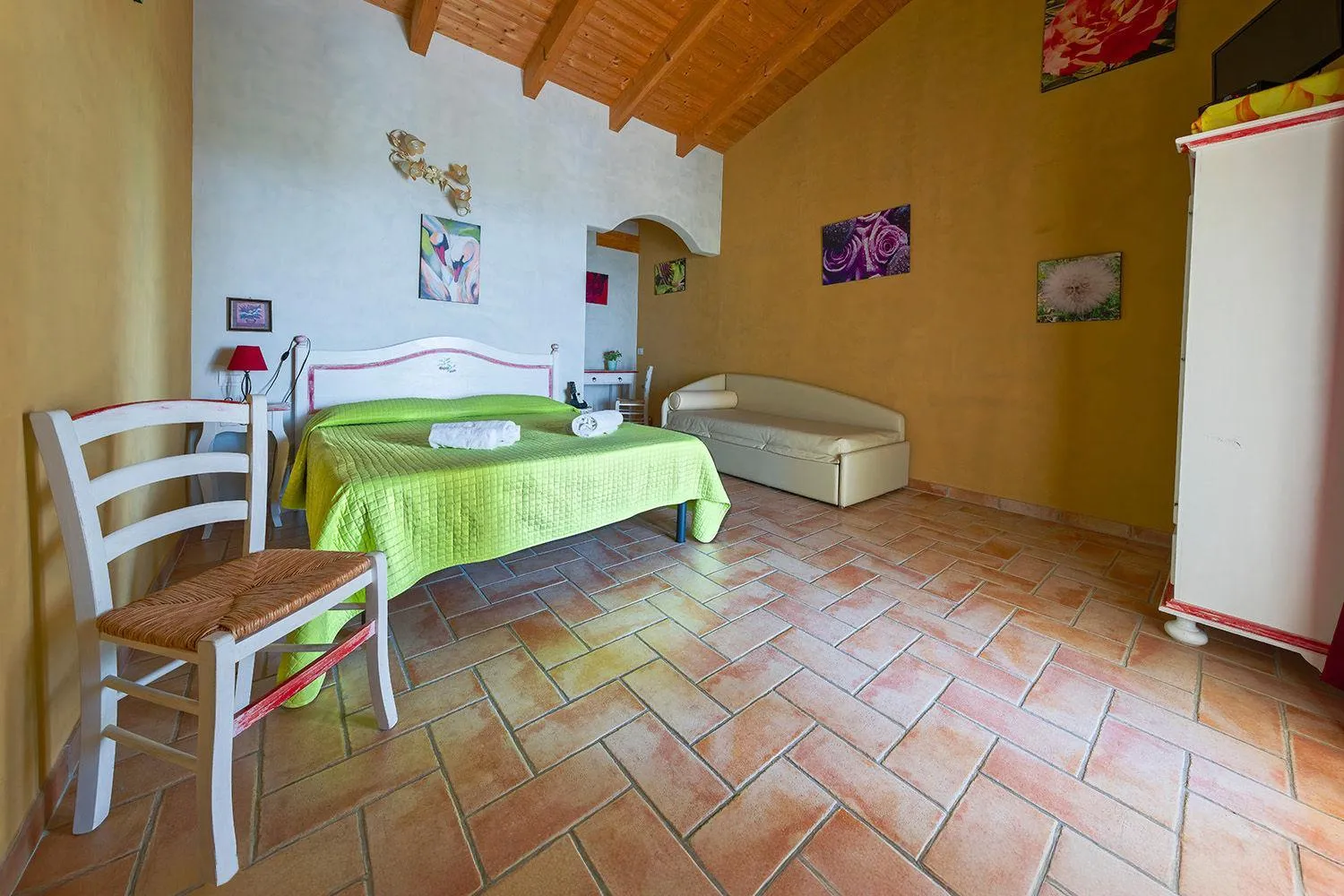 Bed in B&B Al Cristo