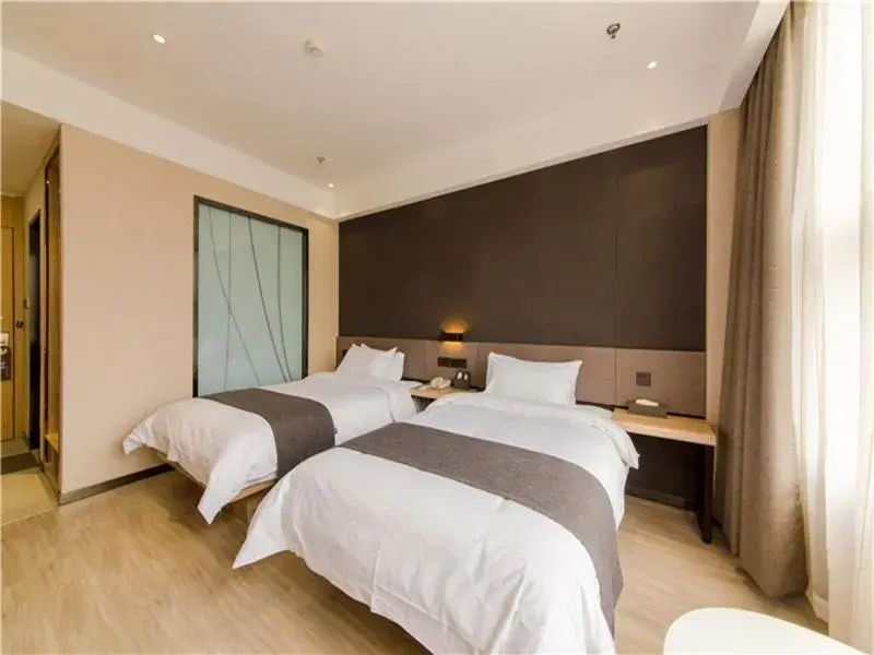 Bed in Thank Inn Plus Hotel Hebei Shijiazhuang High-tech Zone Torch Plaza Bed in Thank Inn Plus Hotel Hebei Shijiazhuang High-tech Zone Torch Plaza