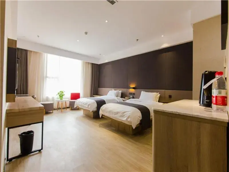 Bed in Thank Inn Plus Hotel Hebei Shijiazhuang High-tech Zone Torch Plaza Bed in Thank Inn Plus Hotel Hebei Shijiazhuang High-tech Zone Torch Plaza