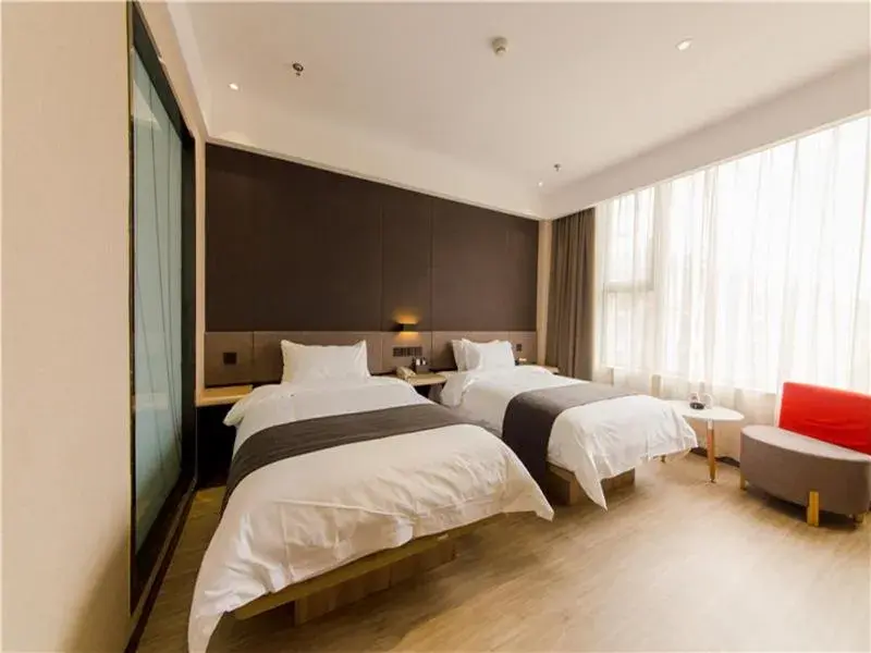 Bed in Thank Inn Plus Hotel Hebei Shijiazhuang High-tech Zone Torch Plaza Bed in Thank Inn Plus Hotel Hebei Shijiazhuang High-tech Zone Torch Plaza