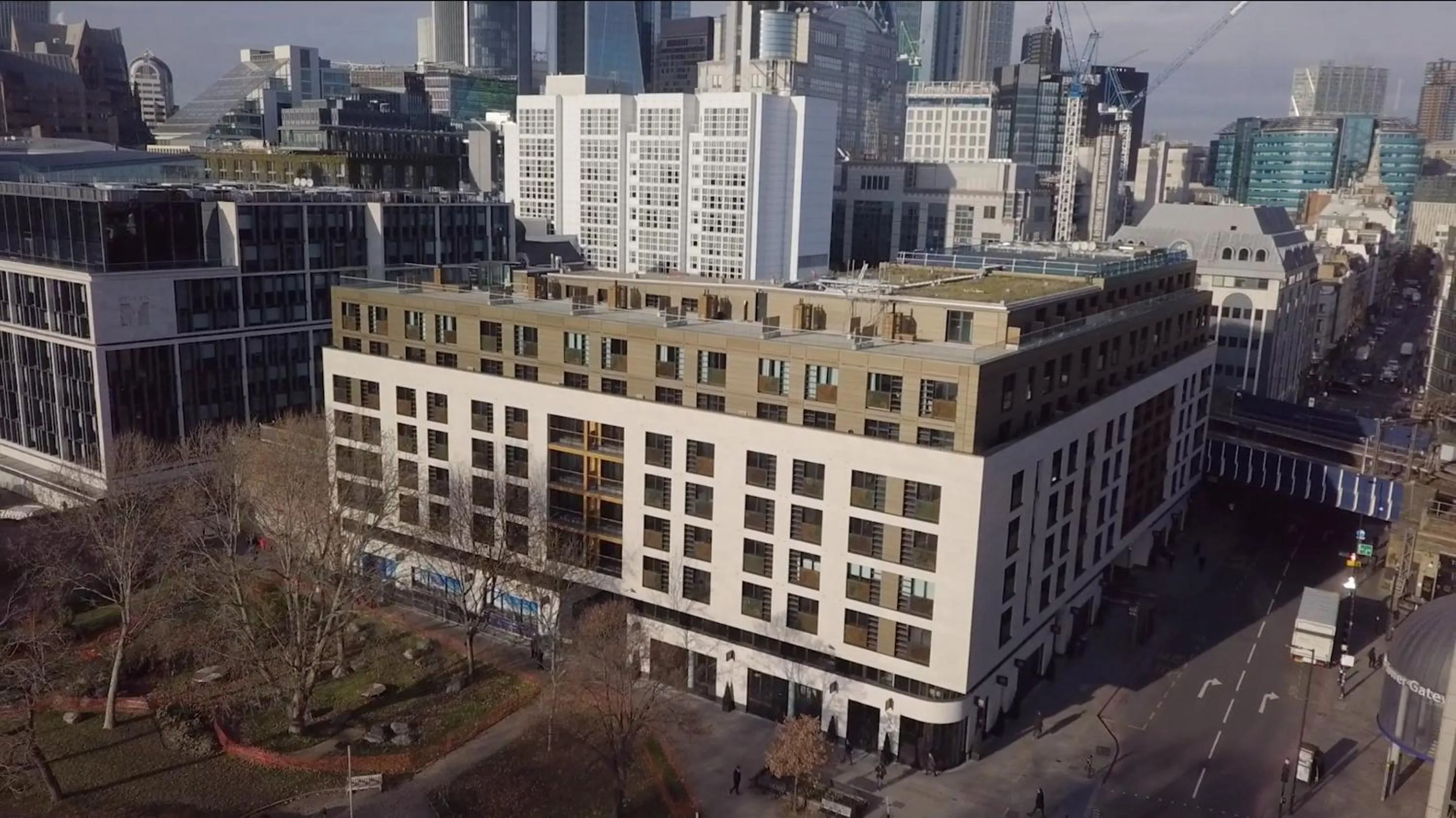 Property building in Tower Suites by Blue Orchid