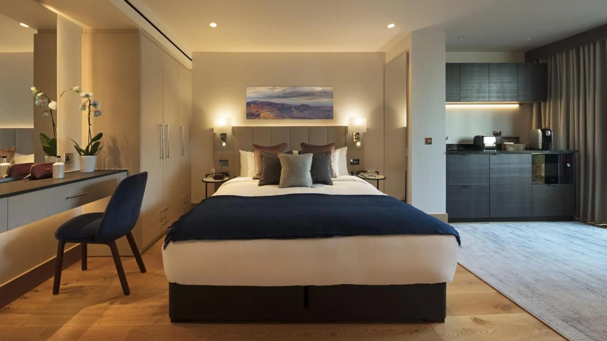 Bed in Tower Suites by Blue Orchid