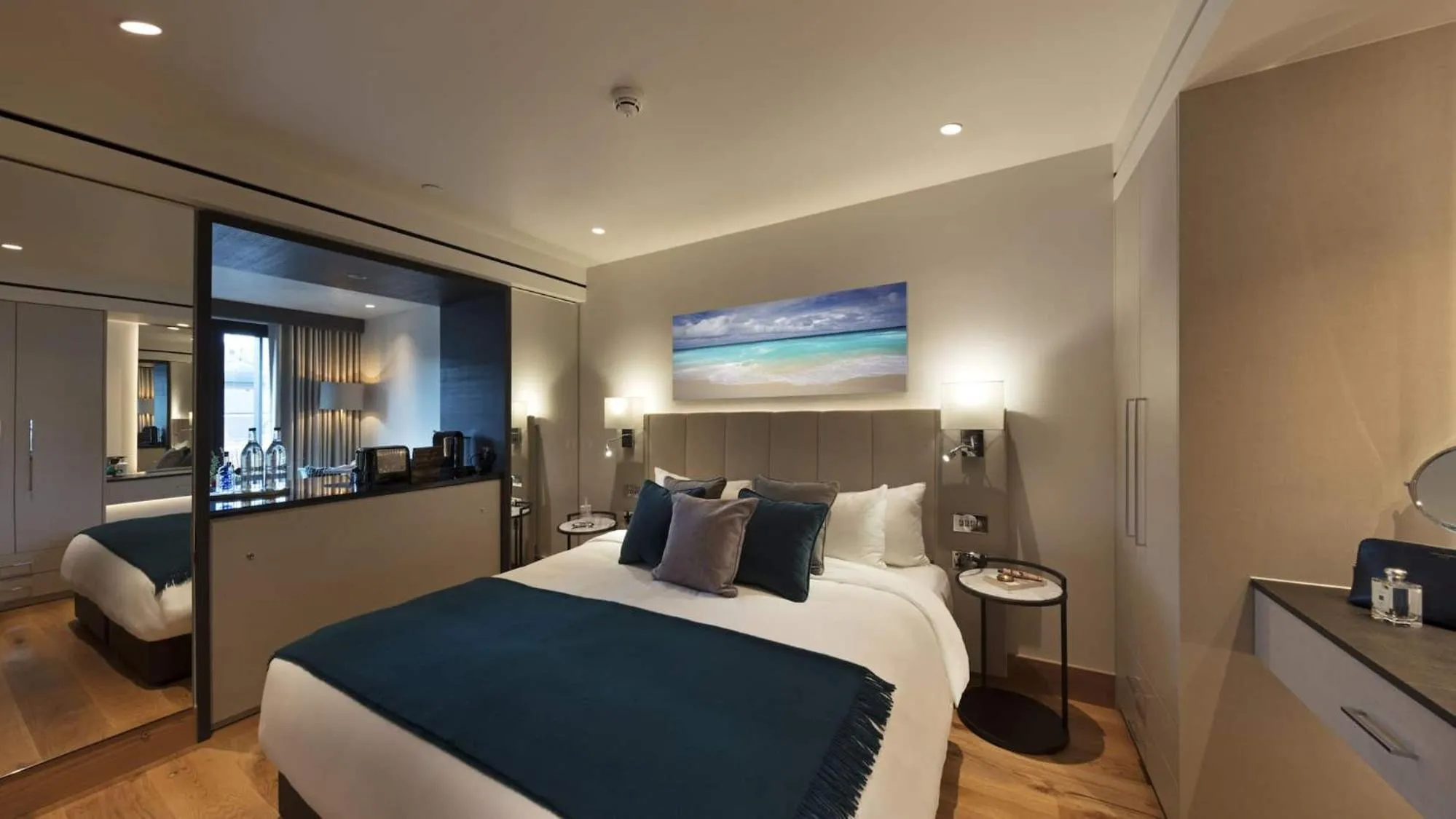 Bed in Tower Suites by Blue Orchid