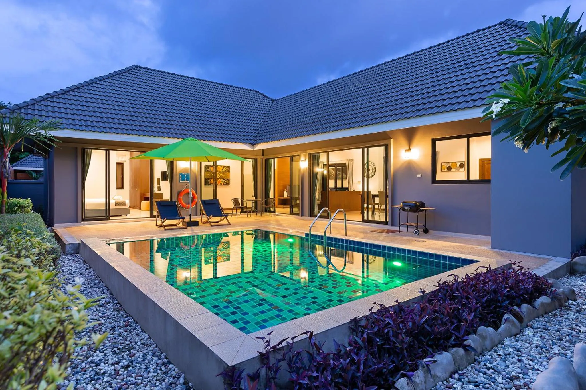 Garden view in Lady Naya Villas - SHA Extra Plus