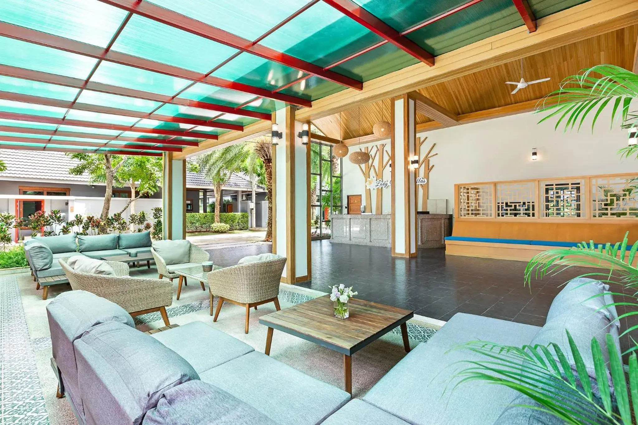 Lobby or reception in Lady Naya Villas - SHA Extra Plus Lobby or reception in Lady Naya Villas - SHA Extra Plus