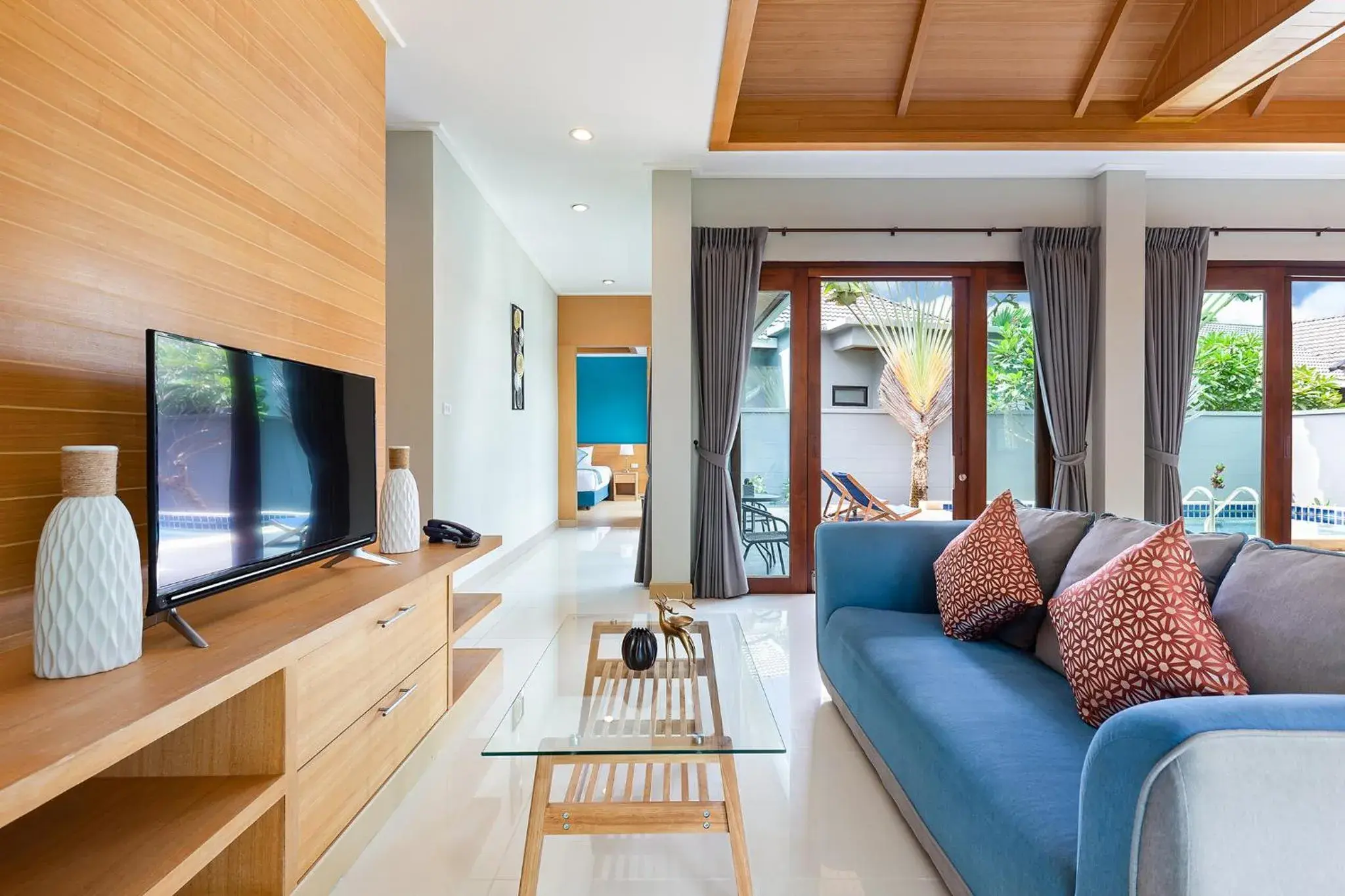 Living room in Lady Naya Villas - SHA Extra Plus Living room in Lady Naya Villas - SHA Extra Plus