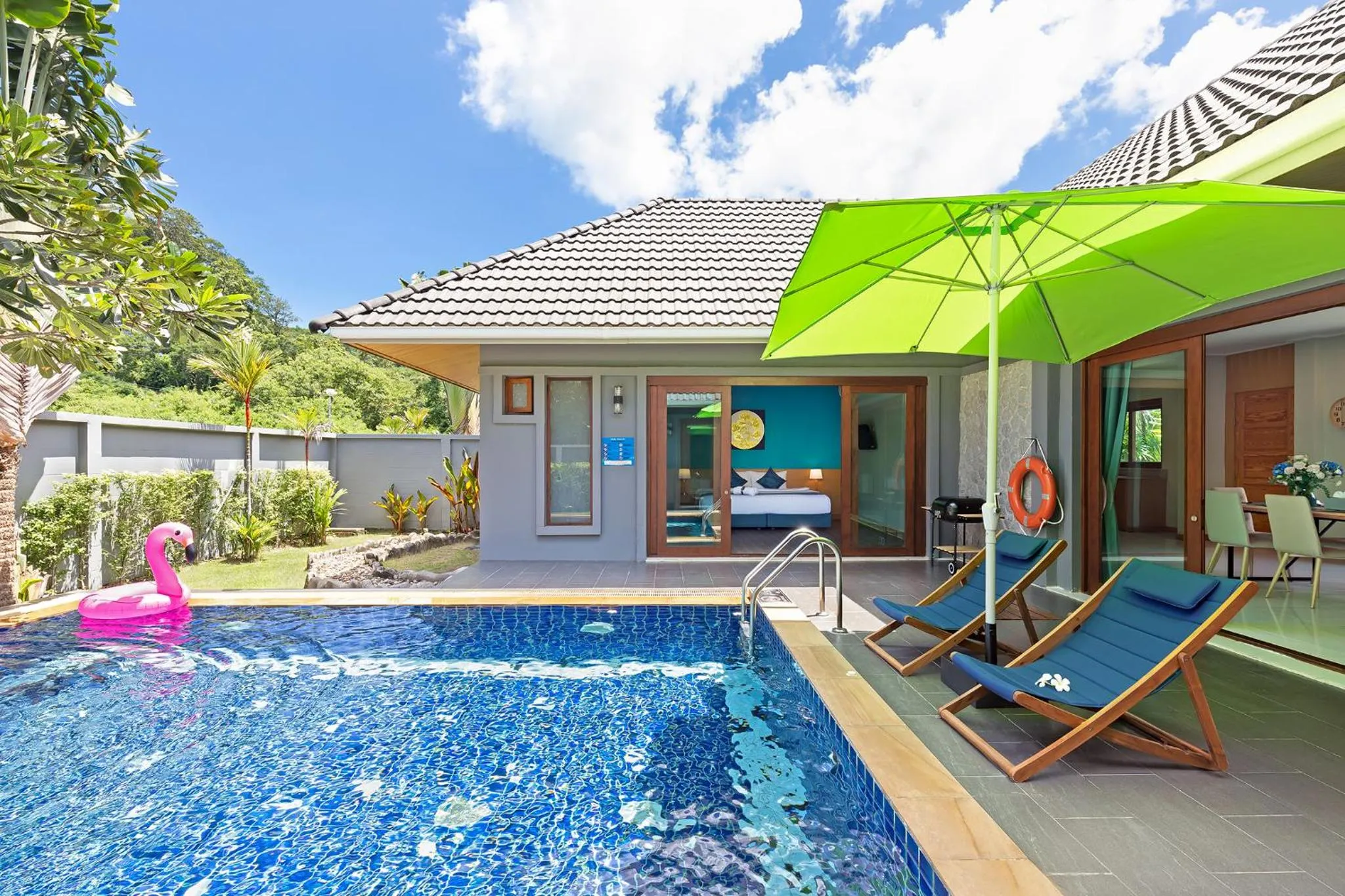 Pool view in Lady Naya Villas - SHA Extra Plus