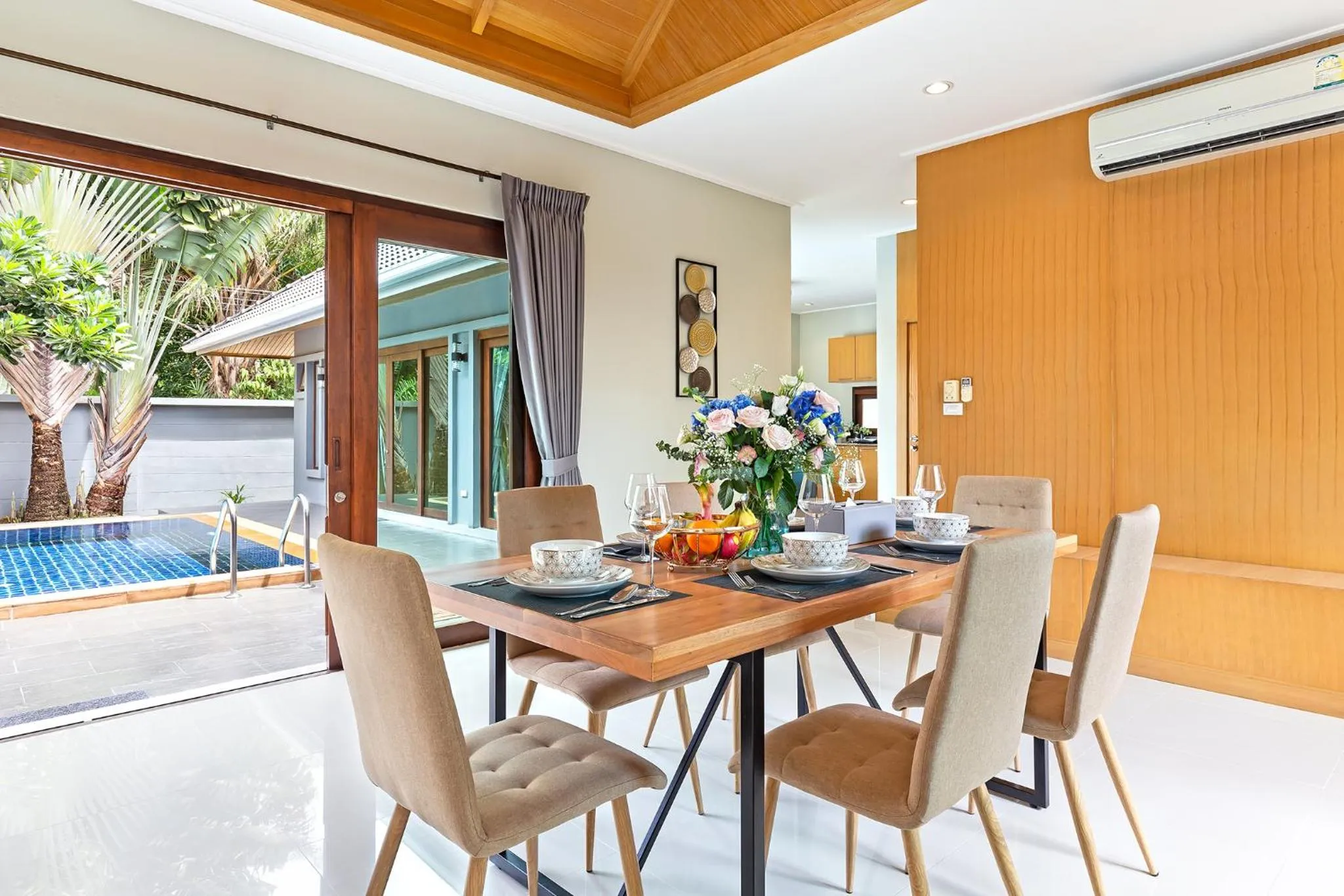 Dining area in Lady Naya Villas - SHA Extra Plus