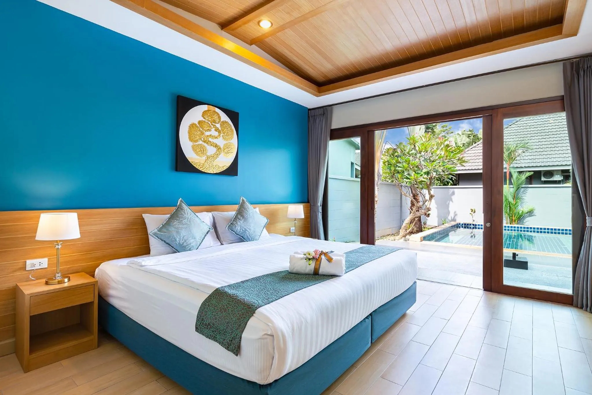 Bedroom, Bed in Lady Naya Villas - SHA Extra Plus