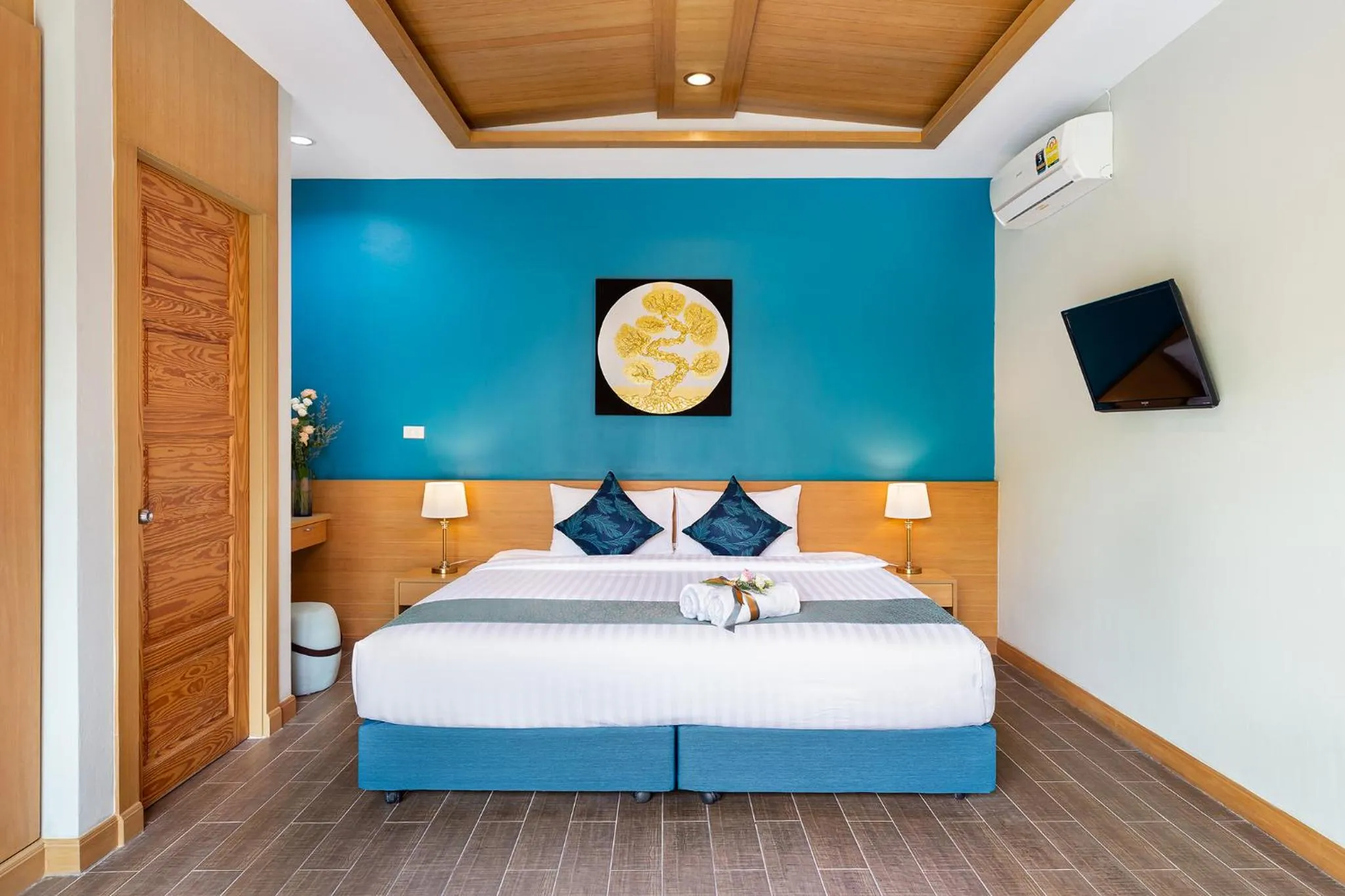 Bed in Lady Naya Villas - SHA Extra Plus