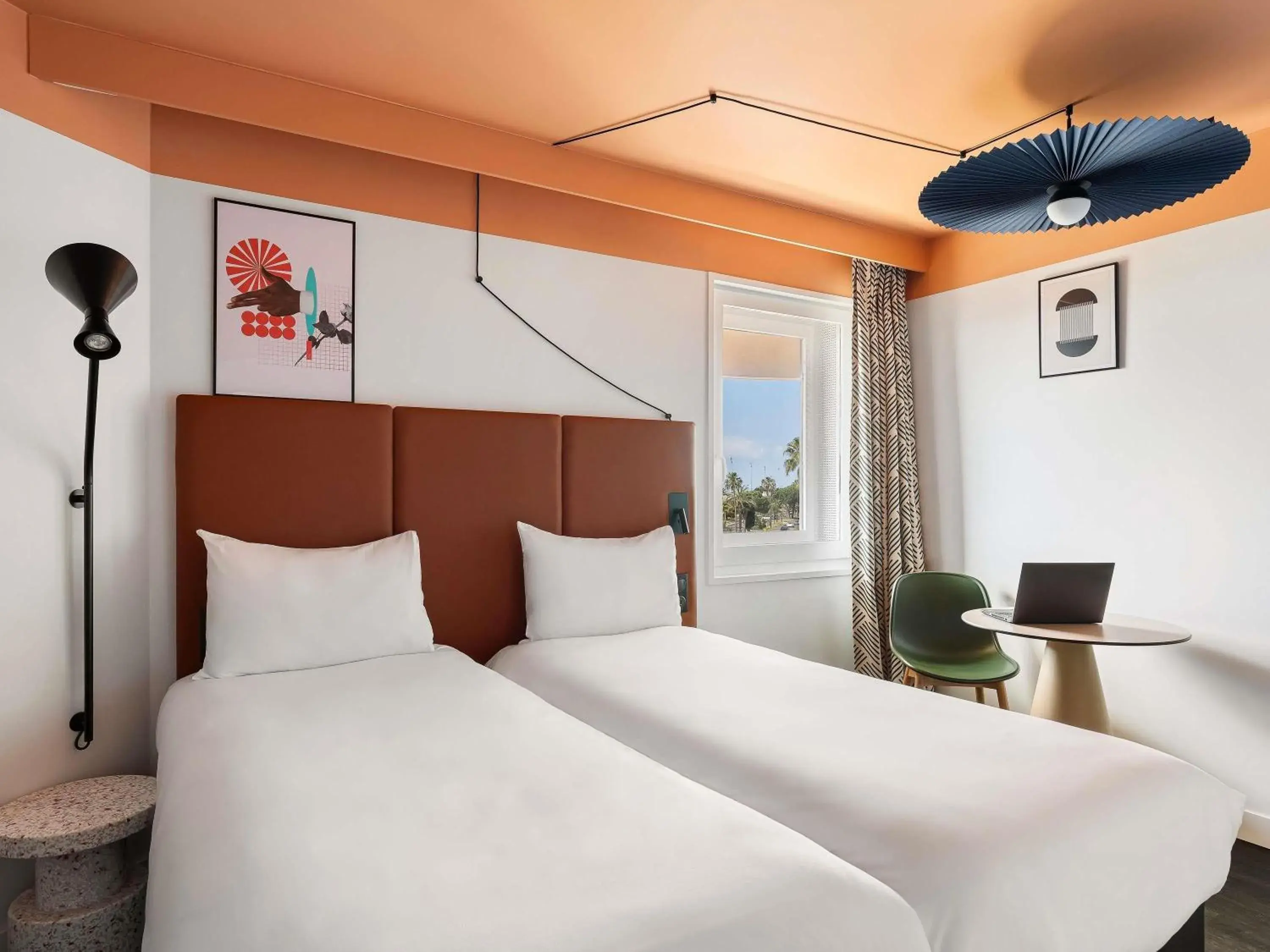 Bedroom, Bed in ibis Nice Aéroport Promenade des Anglais Bedroom, Bed in ibis Nice Aéroport Promenade des Anglais