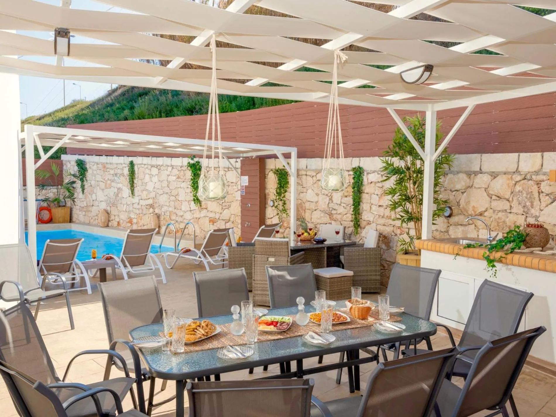 Sky Beachfront Villa with private pool