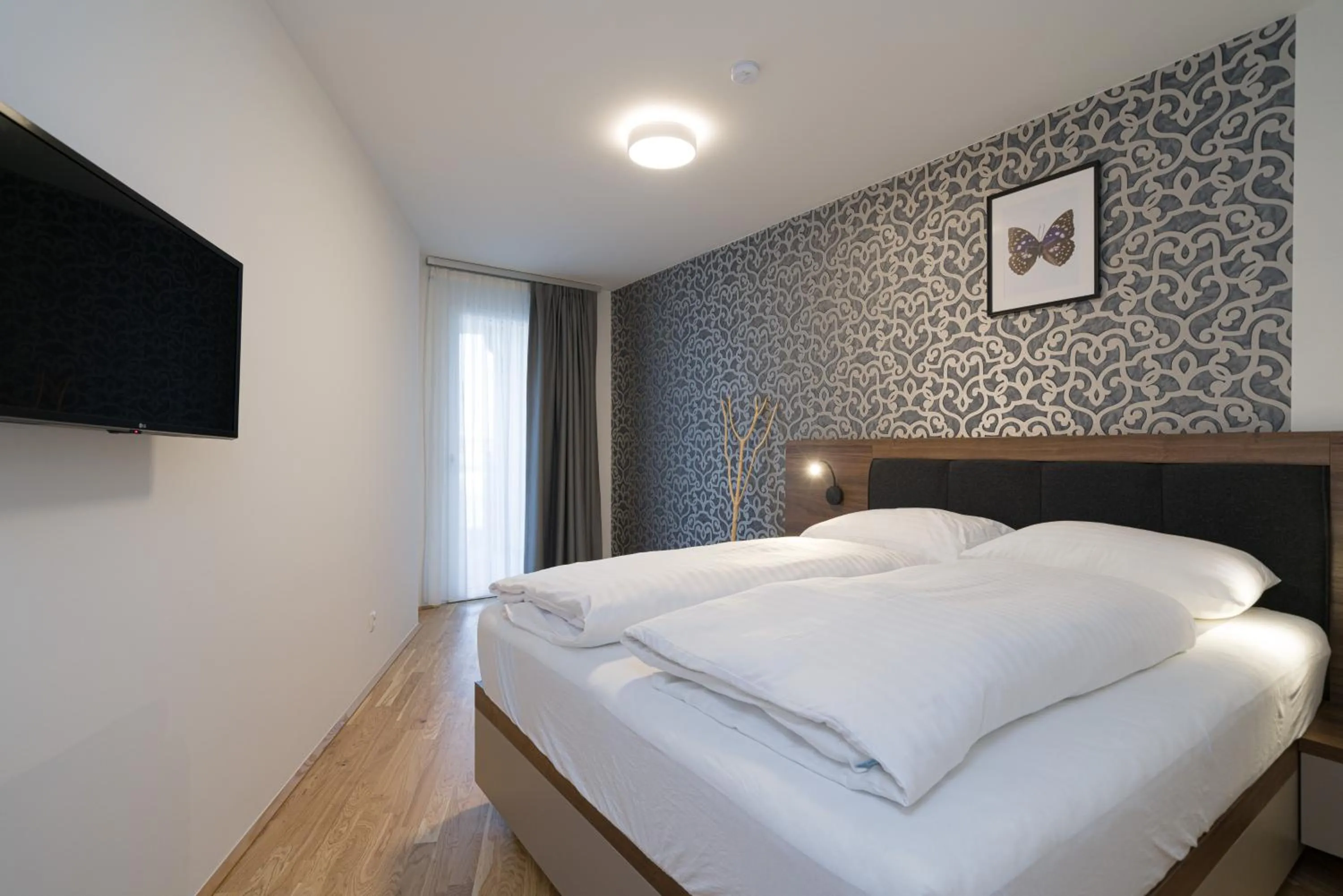 Bed in MyApartments Vienna