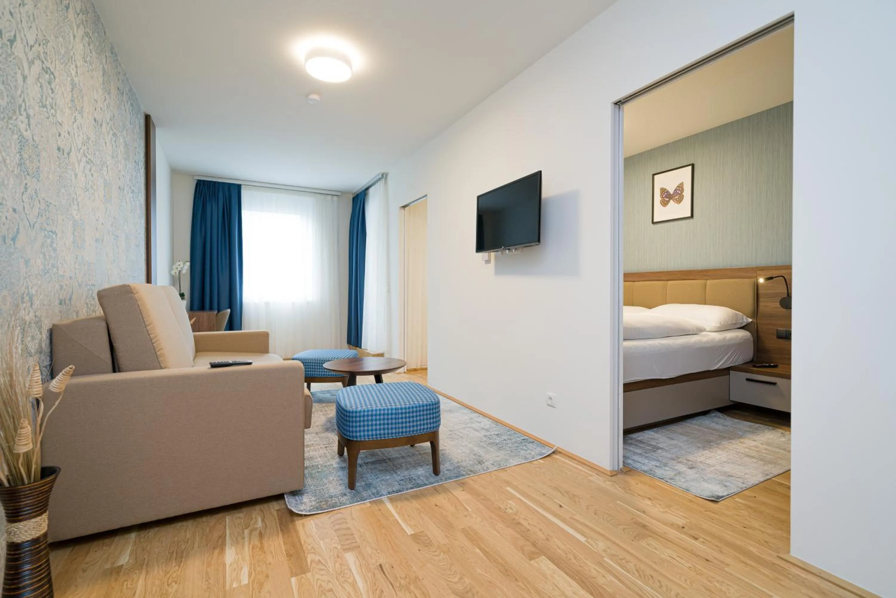 Bed in MyApartments Vienna