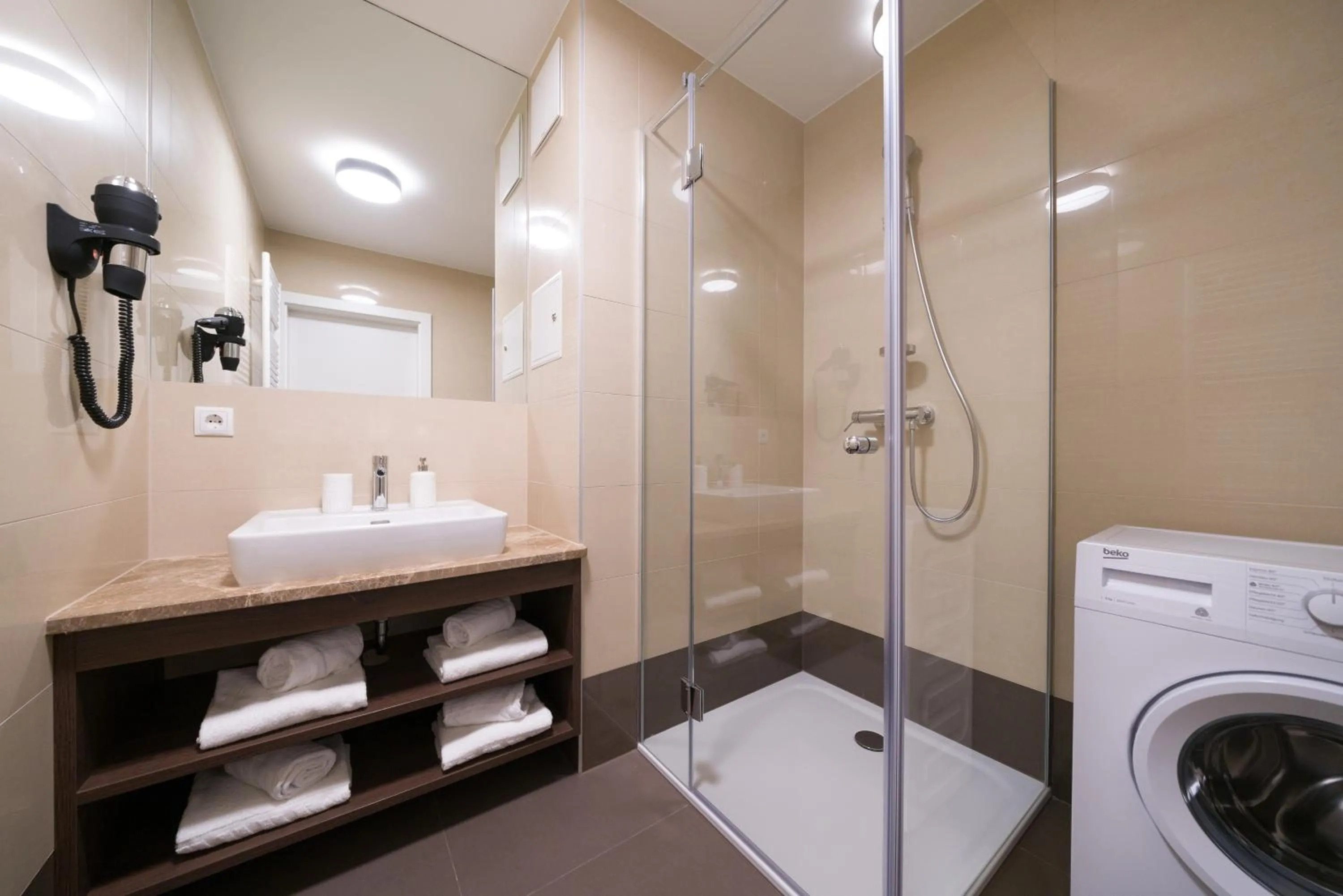 Shower in MyApartments Vienna