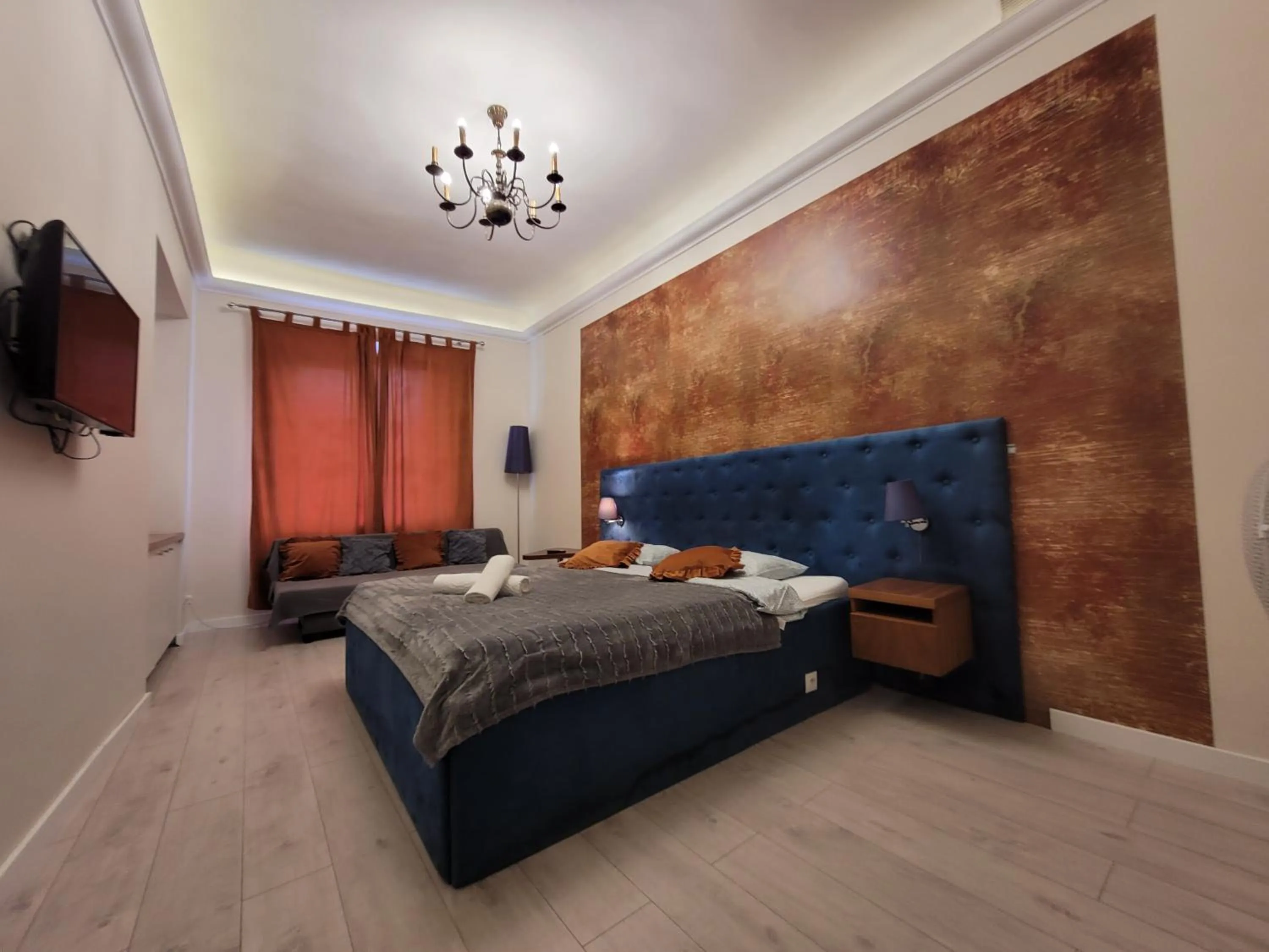 Bed in Chmielna 5 Rooms & Apartments