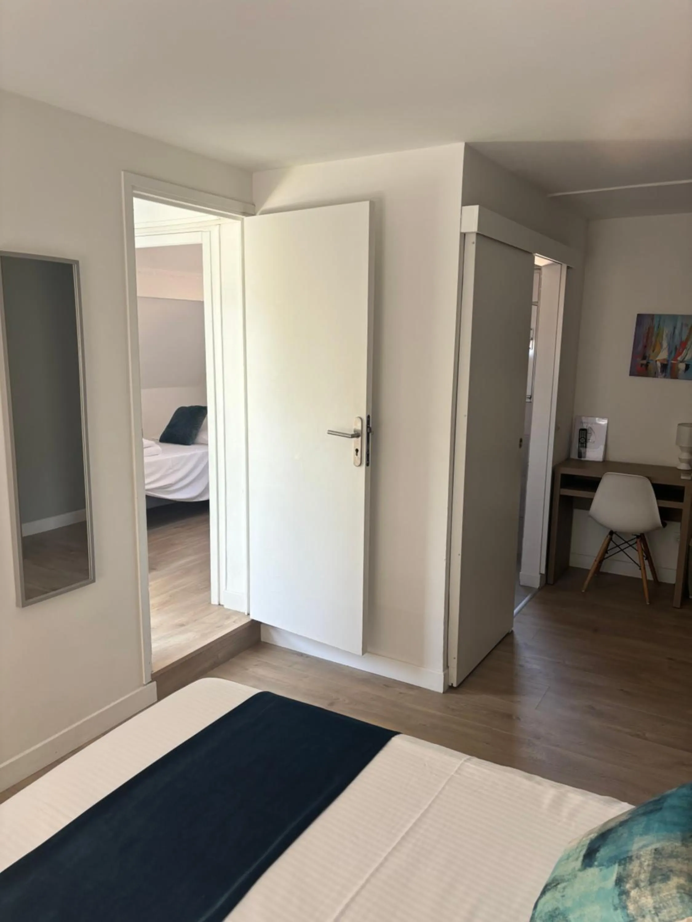 Bed in Hotel La Voile