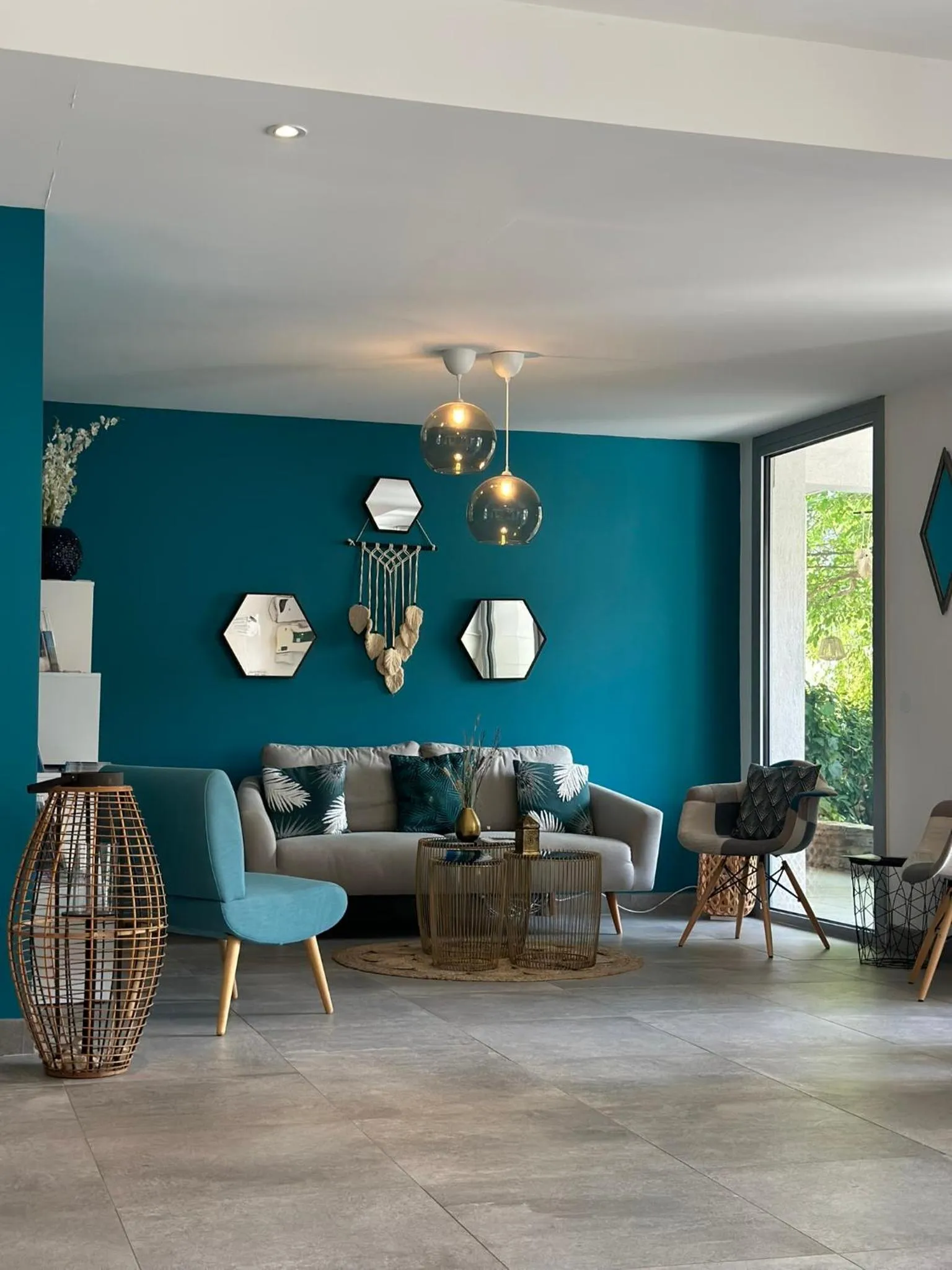 Living room in Hotel La Voile