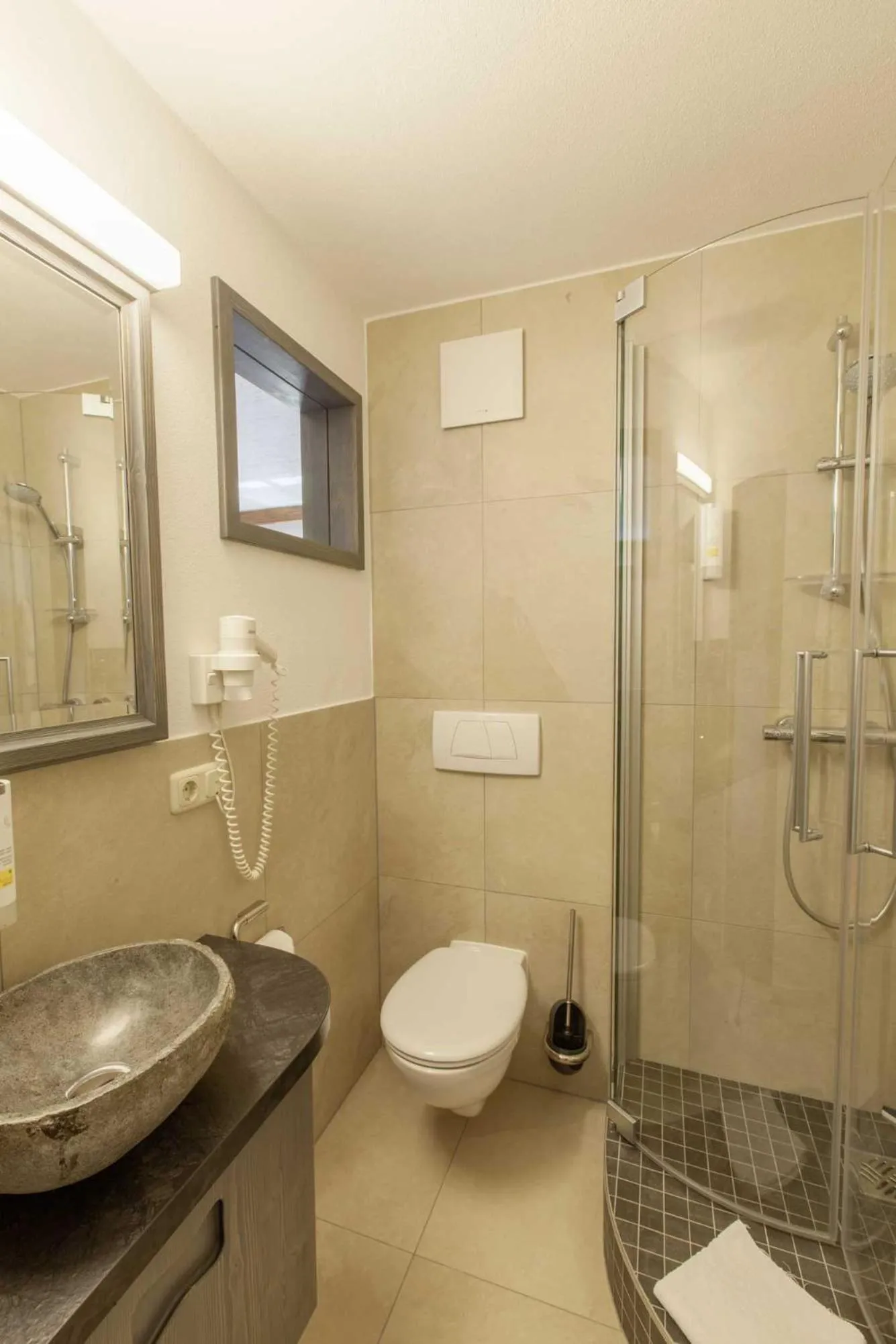 Shower in Burghotel Stolpen
