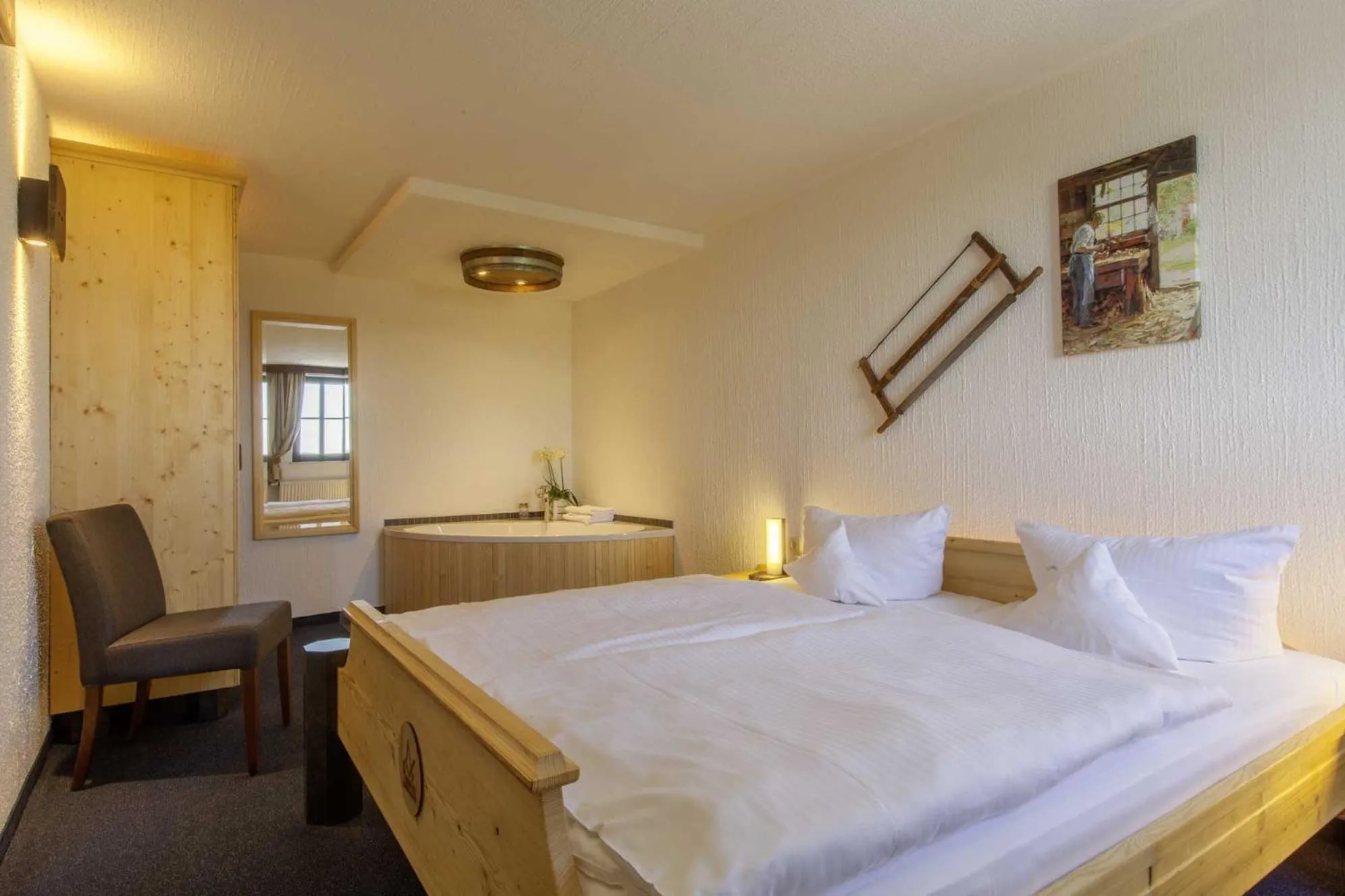 Bed in Burghotel Stolpen
