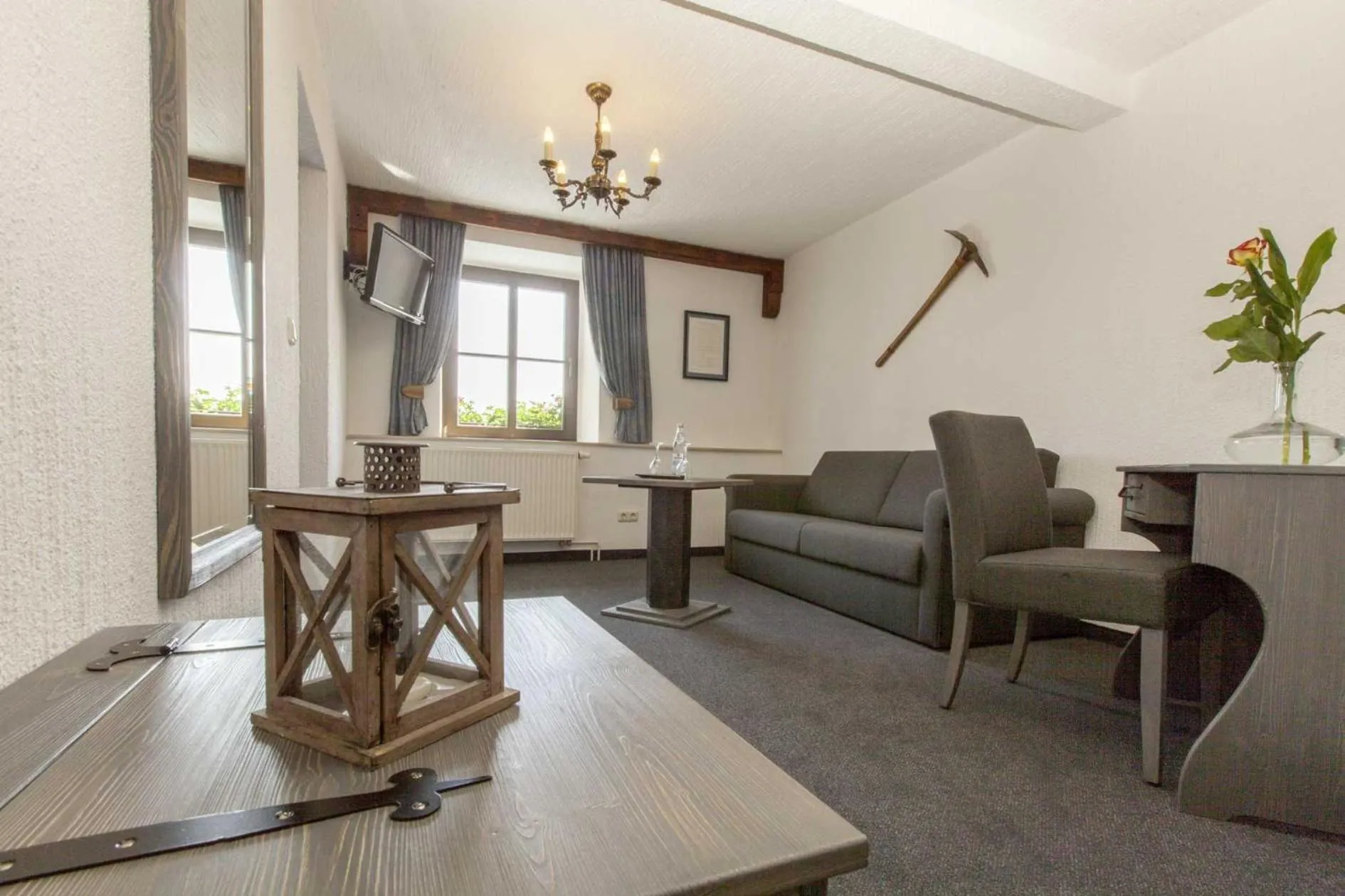 Living room in Burghotel Stolpen
