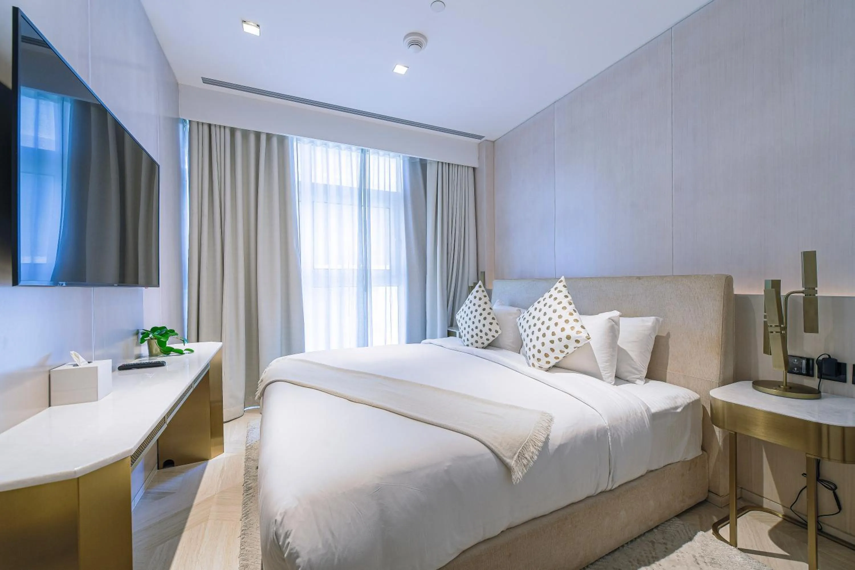 Bedroom, Bed in EDEN'S Homes & Villas - FIVE Palm Residences