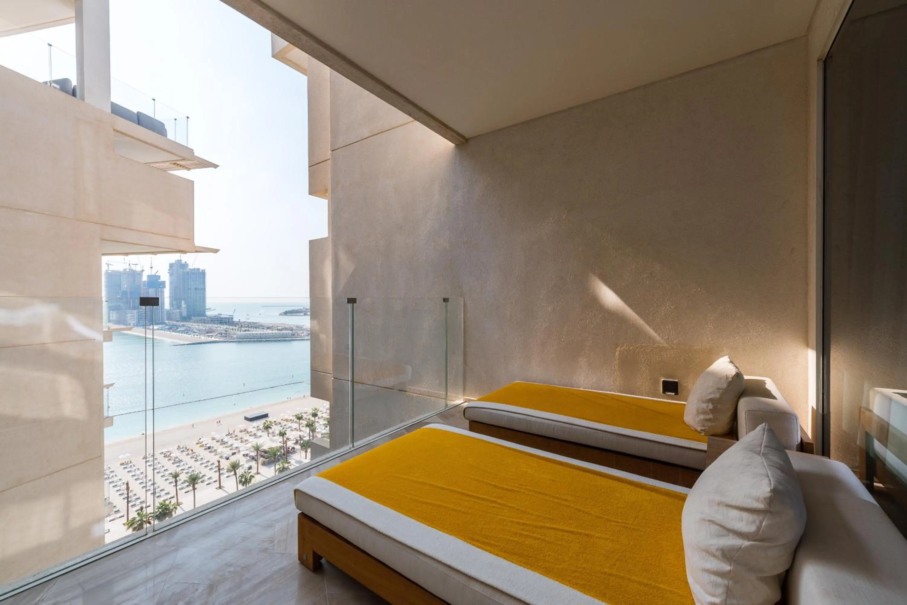 Balcony/Terrace, Bed in EDEN'S Homes & Villas - FIVE Palm Residences
