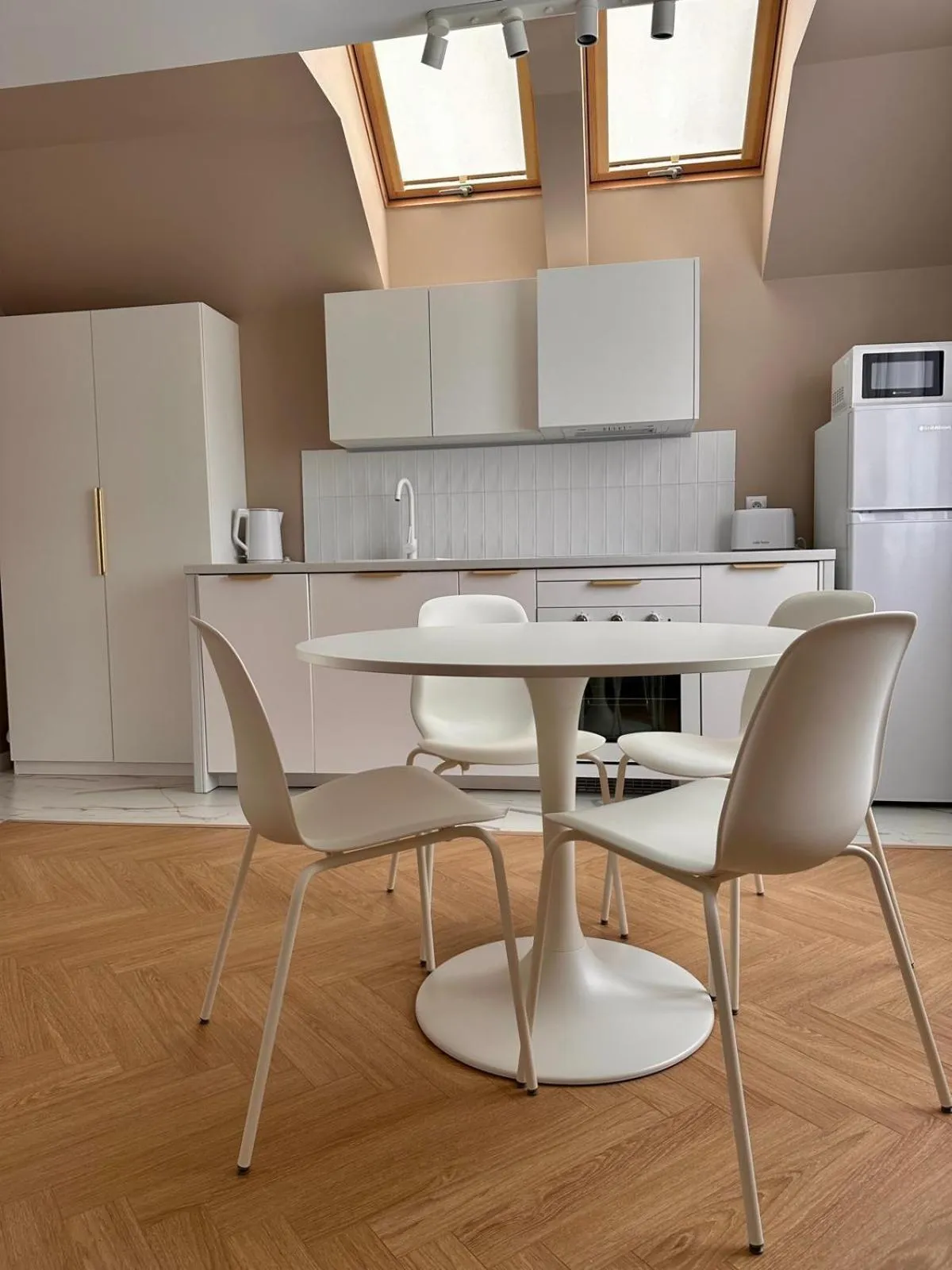 Kitchen or kitchenette in Apartamenty przy Winnicy