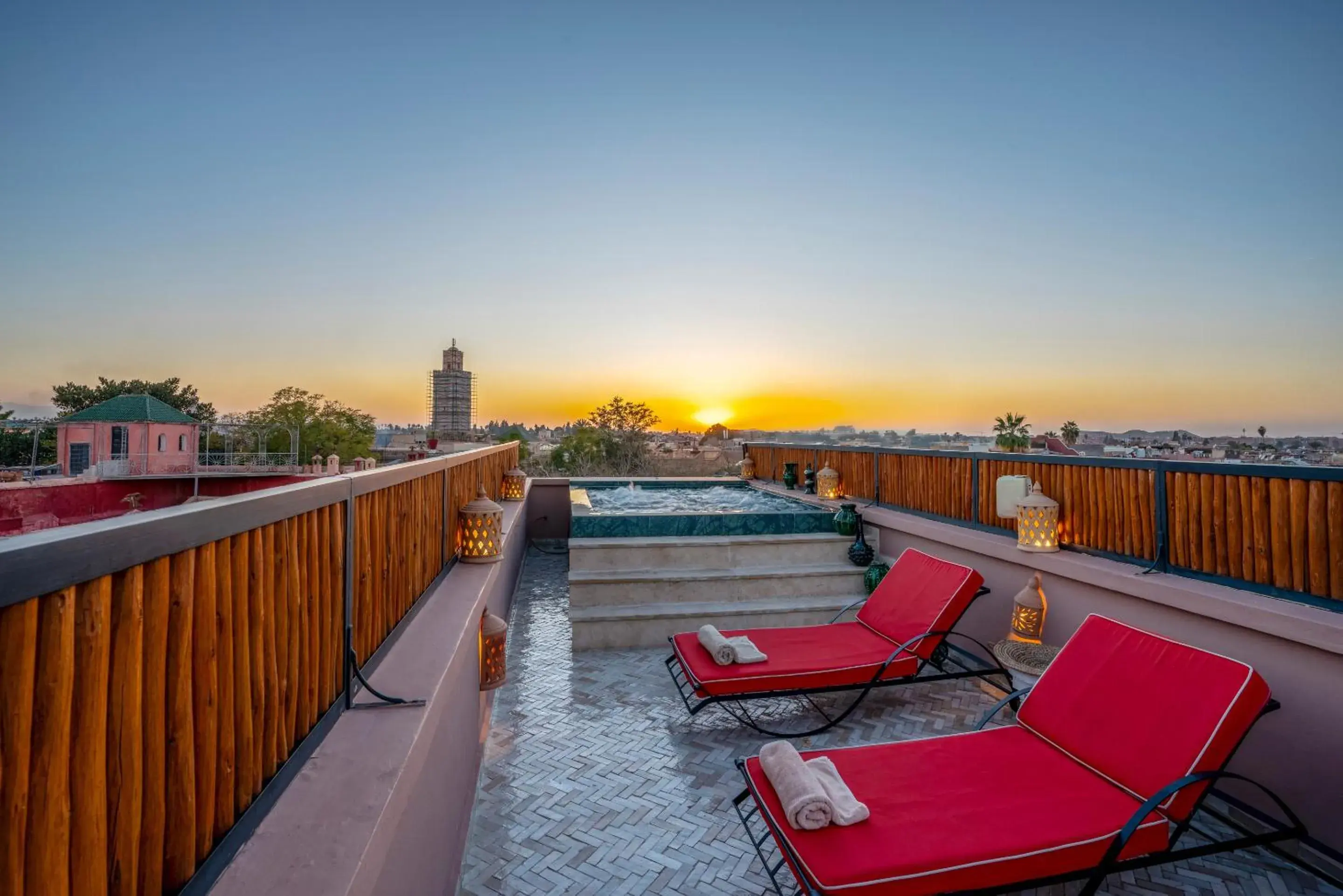 Patio in Riad Janate & SPA Patio in Riad Janate & SPA