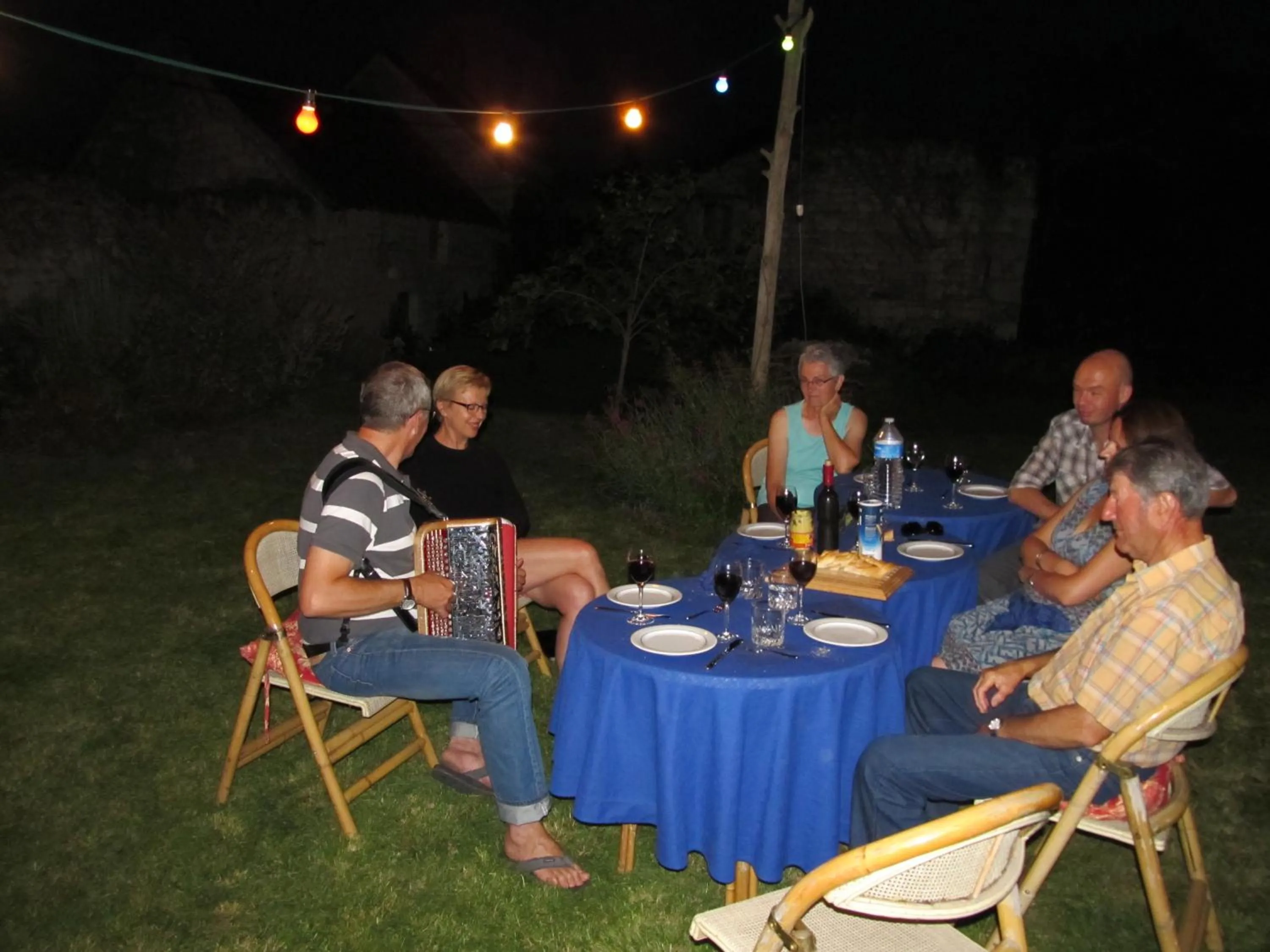 group of guests in Le Clos de la Garde