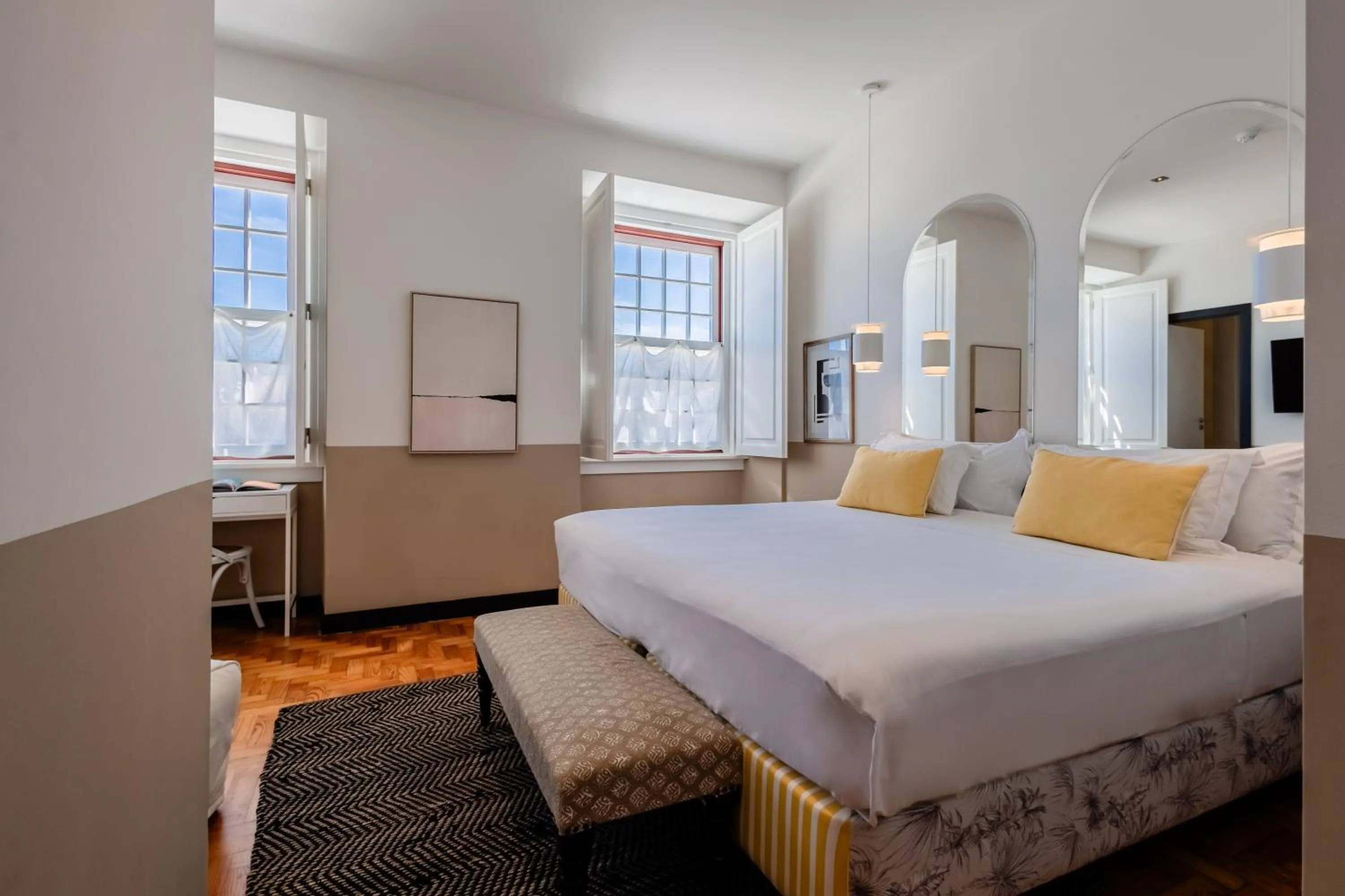 Bed in Pousada Vila Real Santo Antonio