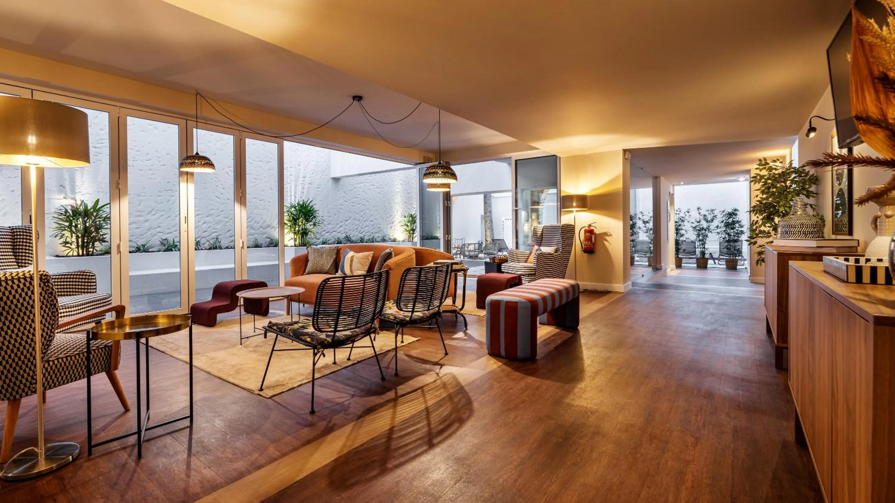 Living room in Pousada Vila Real Santo Antonio