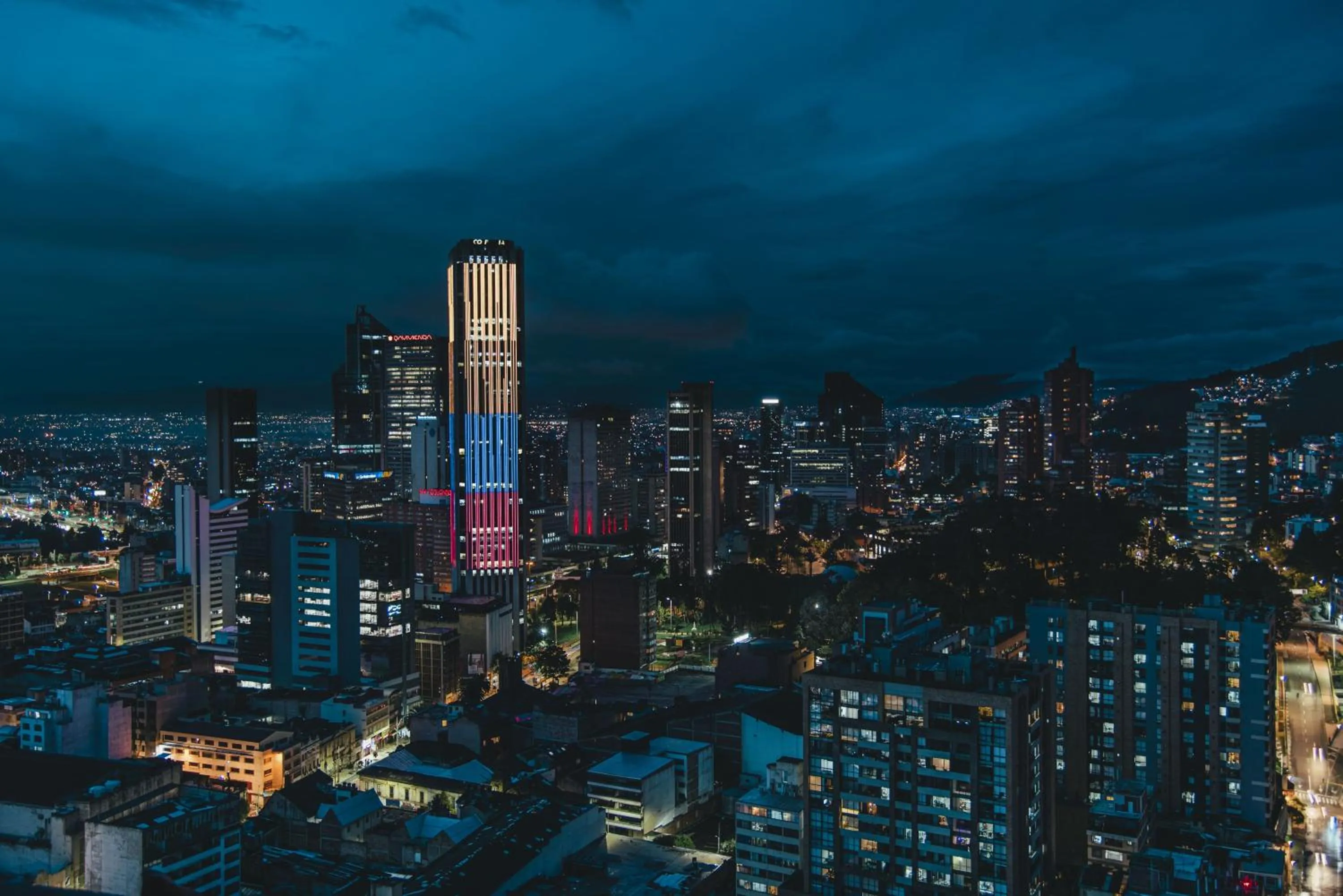 Night in Spotty Bogotá Centro
